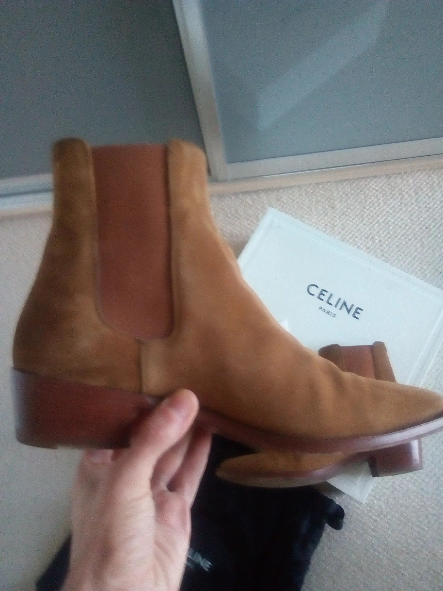 Celine × Hedi Slimane SS2019 Celine Camargue Camel Jacno Boots by Hedi Slimane Size US 8 / EU 41 - 3 Thumbnail
