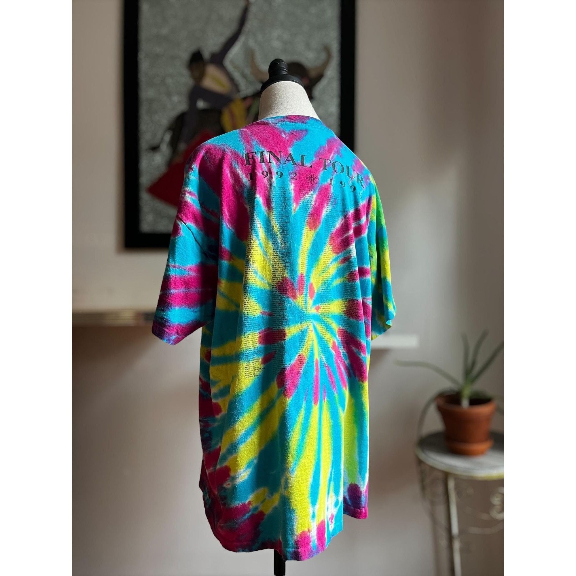 Vintage 90s vintage tie dye graphic tee senior tour t shirt 1996 Size US XL / EU 56 / 4 - 3 Thumbnail
