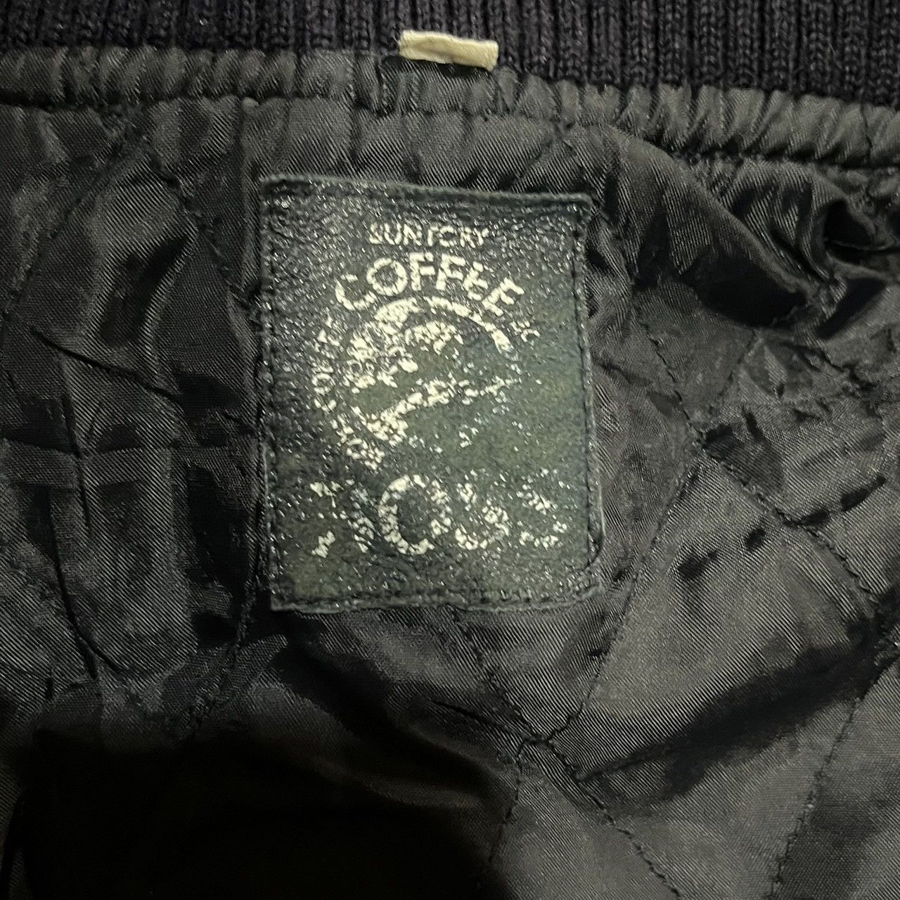 Japanese Brand ‼️RARE‼️ Vintage SUNTORY BOSS COFFEE Leather Varsity Jacket Size US L / EU 52-54 / 3 - 5 Thumbnail