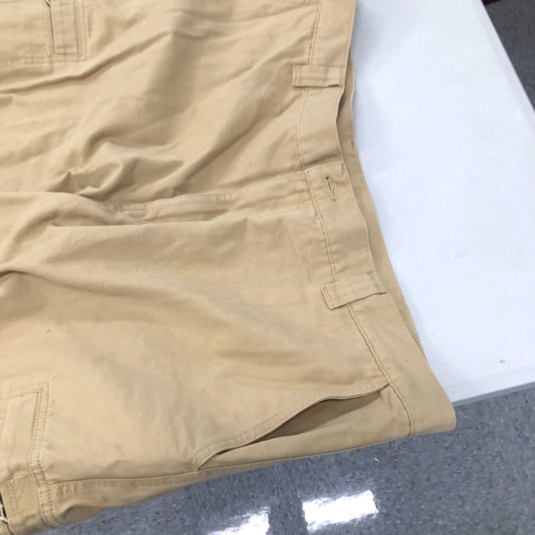 Vintage LL Bean Mens Natural Fit Khaki Cargo Pants Tan Hiking Work Casual 42/32 Size US 42 / EU 58 - 5 Thumbnail