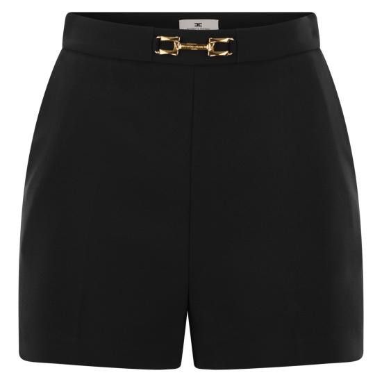 Elisabetta Franchi ELISABETTA FRANCHI Women Shorts & Burmudas SH00751E2 BLACK Size 30" / US 8 / IT 44 - 1 Thumbnail