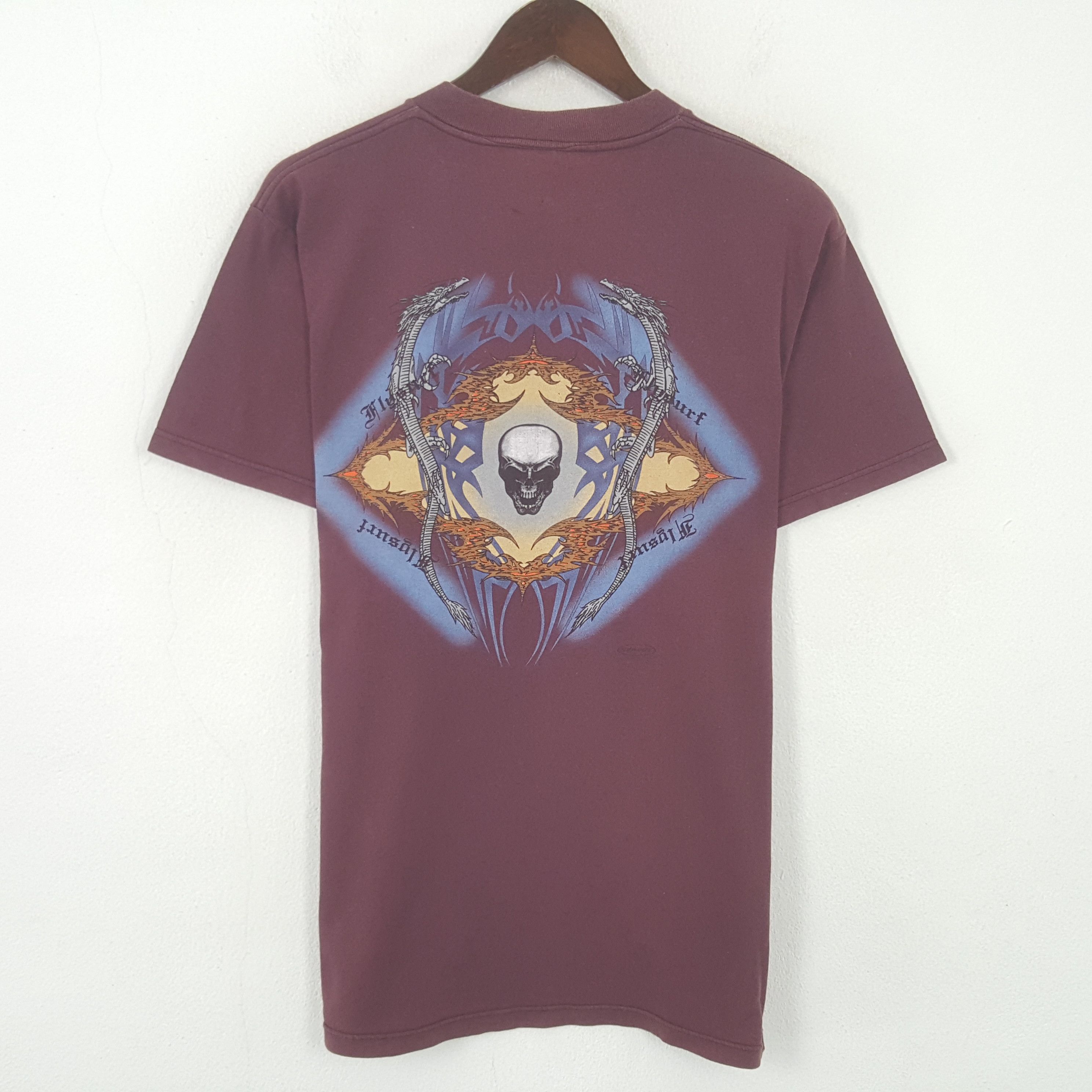 Vintage Vintage 1990 Skeleton Kamasutra Skulls Tshirt Size US M / EU 48-50 / 2 - 1 Thumbnail
