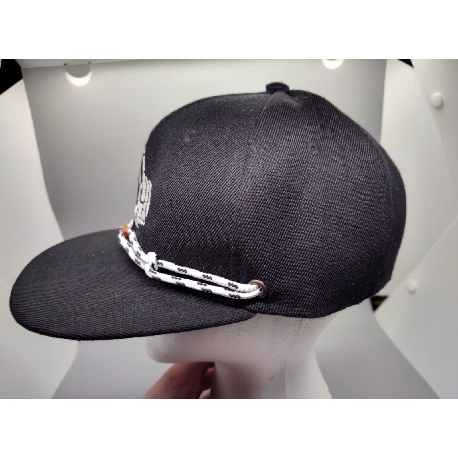 Logo 7 FINDLAY Black Snapback Hat Skeleton Hands Logo One Size Mens Size ONE SIZE - 3 Thumbnail