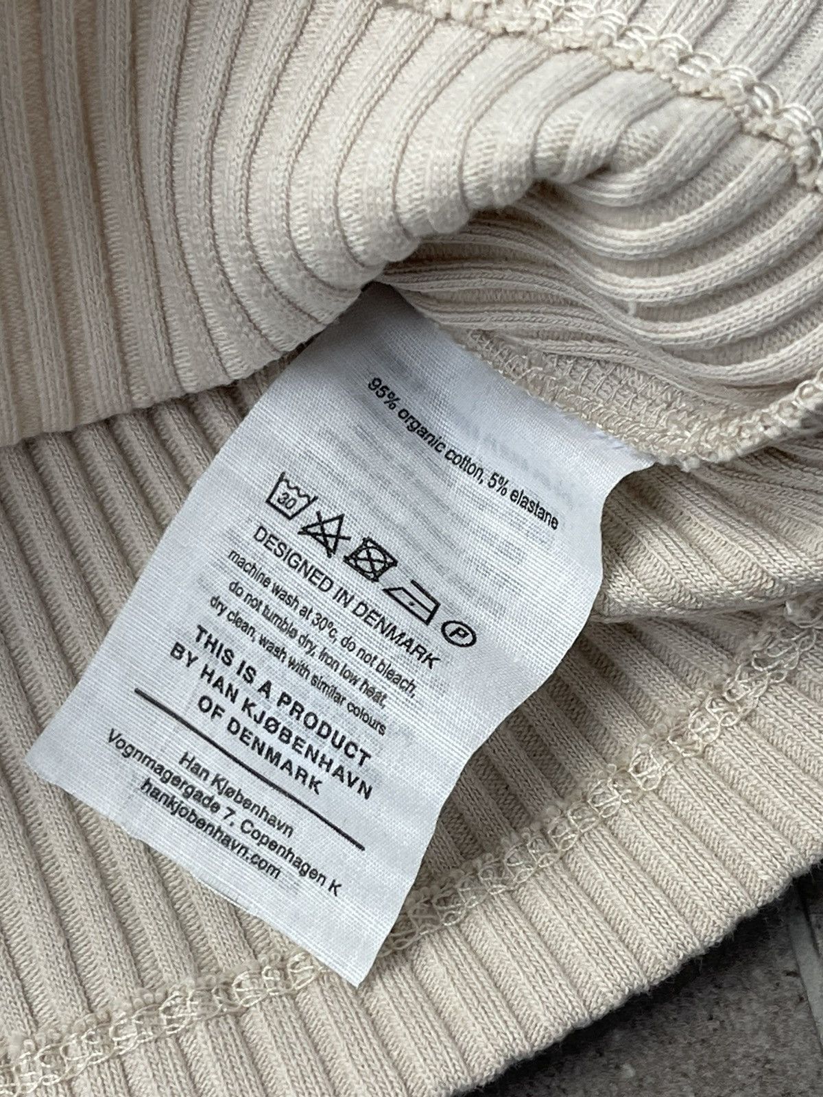 Han Kjobenhavn !DS! SS23 Han Kjobenhavn Cropped Racer Beige Top Size M / US 6-8 / IT 42-44 - 14 Thumbnail