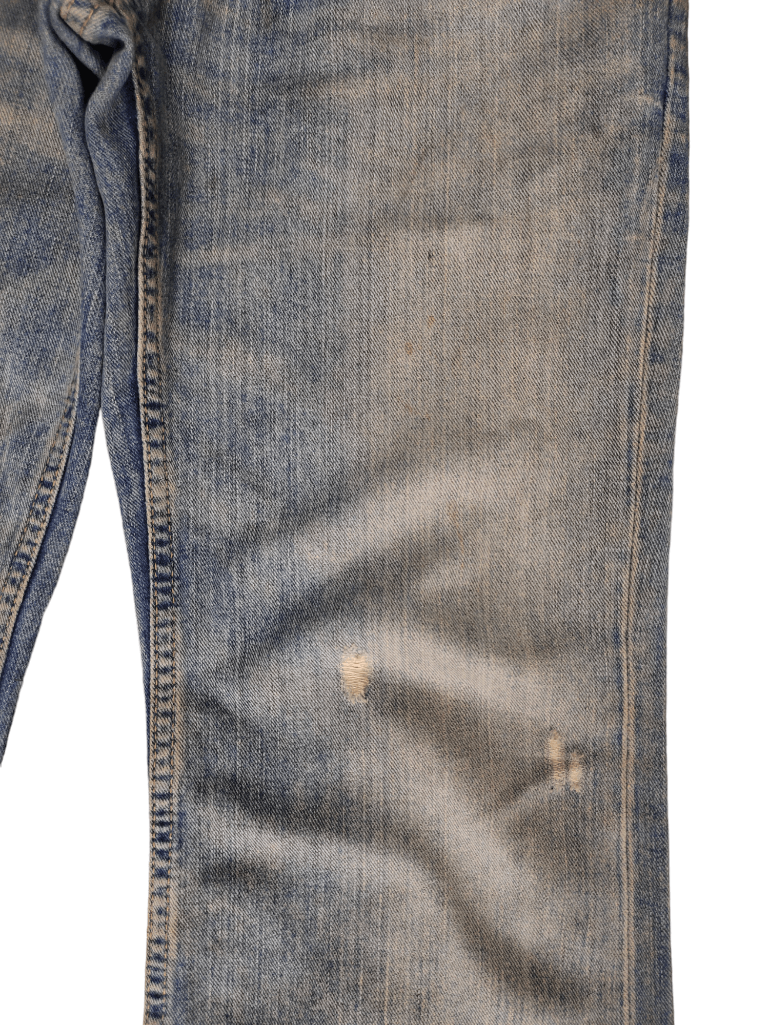 If Six Was Nine Flare Jeans Old navy Distress Faded Boot Cut Y2k Mudmax Size US 30 / EU 46 - 6 Thumbnail