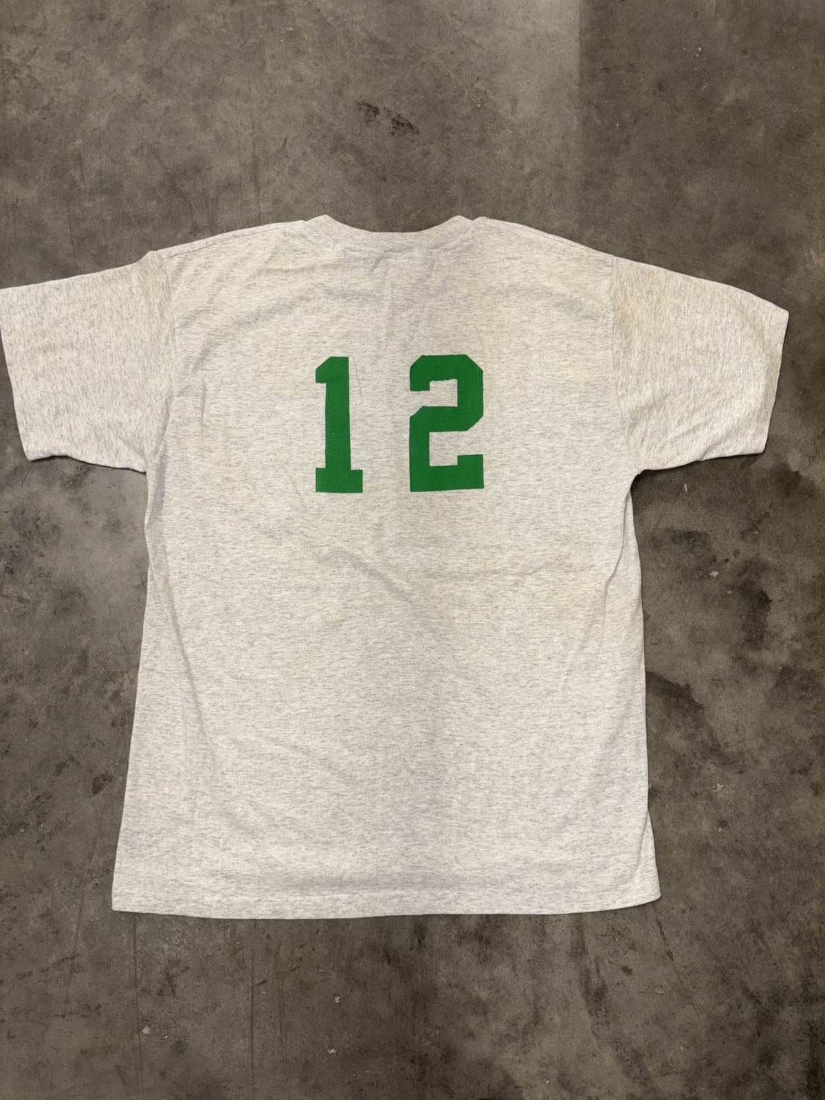 Hanes × Vintage Vtg Hanes Heavyweight 50/50 Mosley #12 t shirt Size US L / EU 52-54 / 3 - 5 Thumbnail