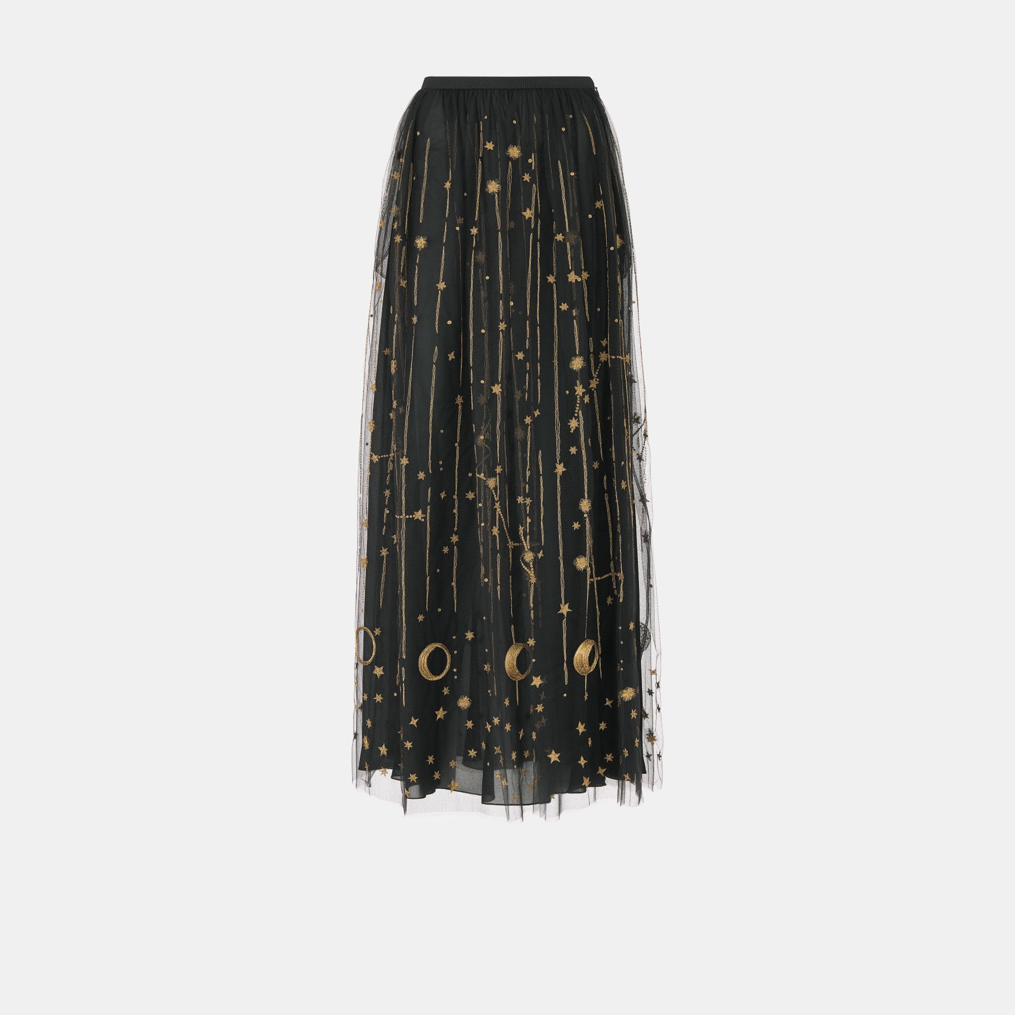 Dior o1bcso1str0126 Maxi Skirts in Black Size 27" / US 4 / IT 40 - 1 Thumbnail