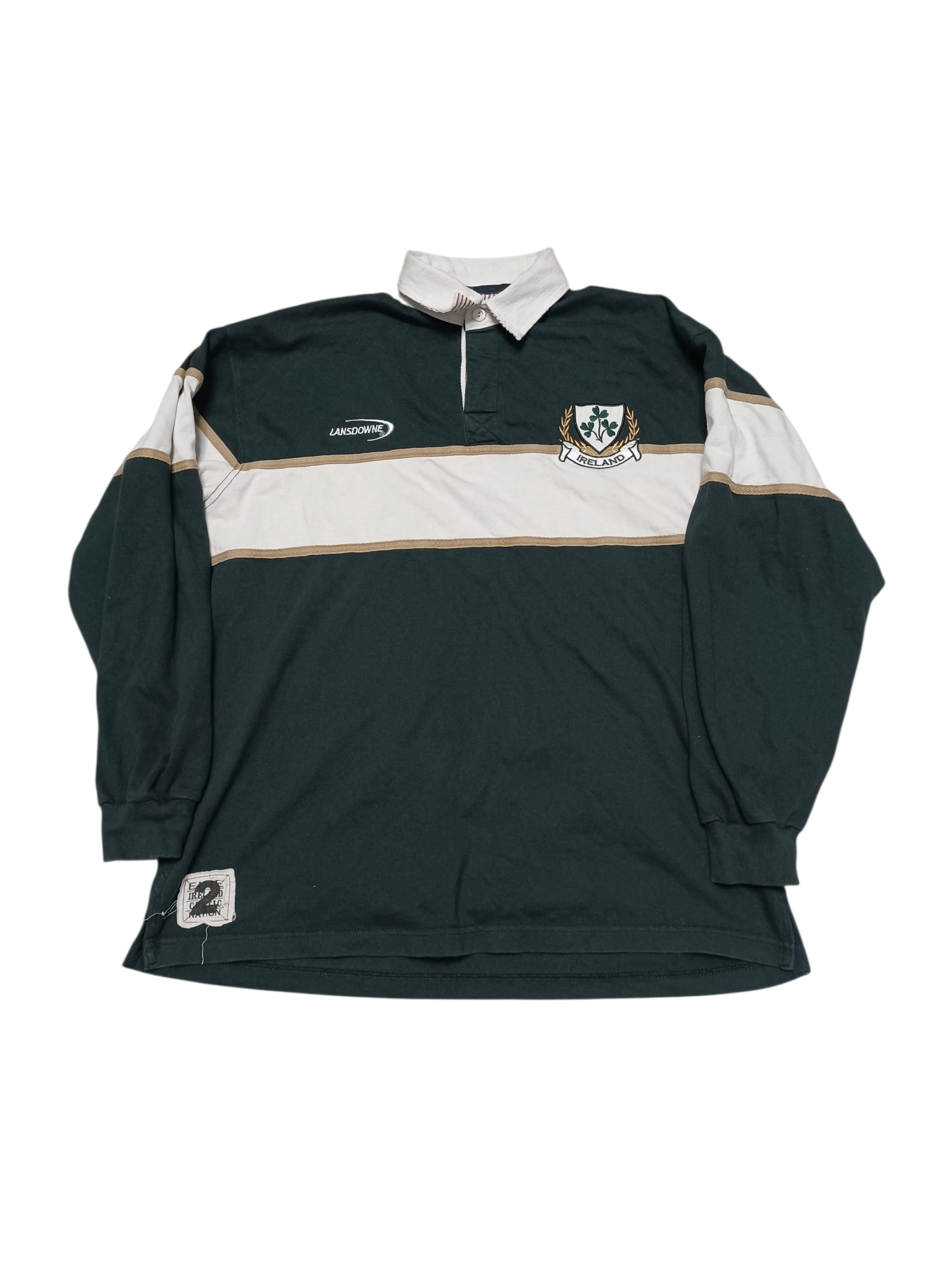 Other LANSDOWNE IRELAND RUGBY SHIRT VINTAGE EMBROIDERED LOGO Size US L / EU 52-54 / 3 - 1 Thumbnail
