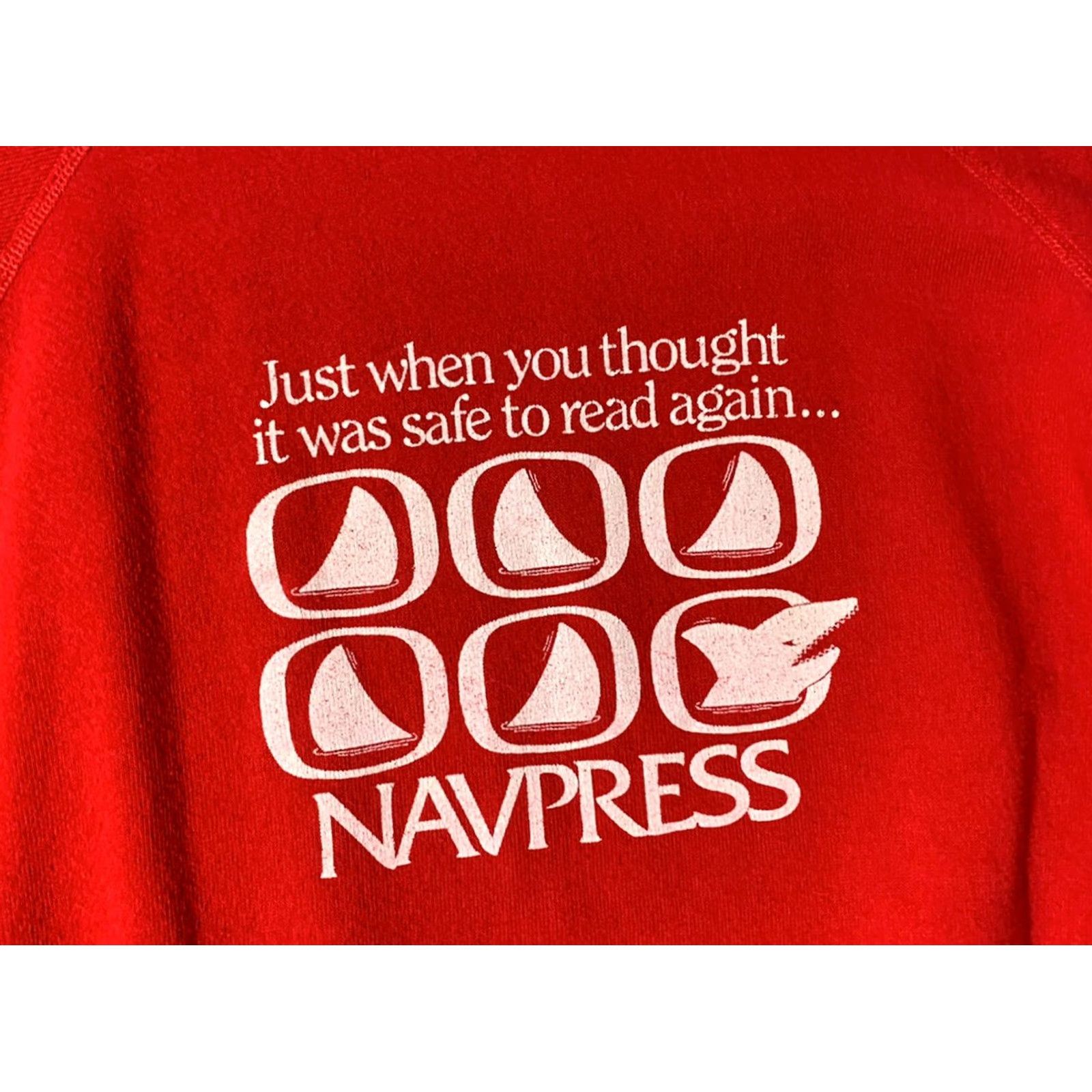 Hanes Navpress Bible Studies Mens Sweatshirt Large XL Size US L / EU 52-54 / 3 - 2 Thumbnail