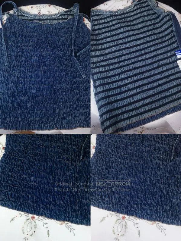 Burberry Burberry Summer Blue Ruffled Sleeveless Top. Size M / US 6-8 / IT 42-44 - 5 Thumbnail