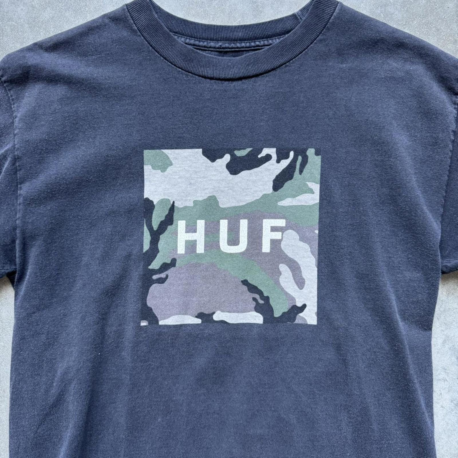 Huf HUF Camouflage Box Logo Skate Graphic T-Shirt Size US M / EU 48-50 / 2 - 4 Thumbnail