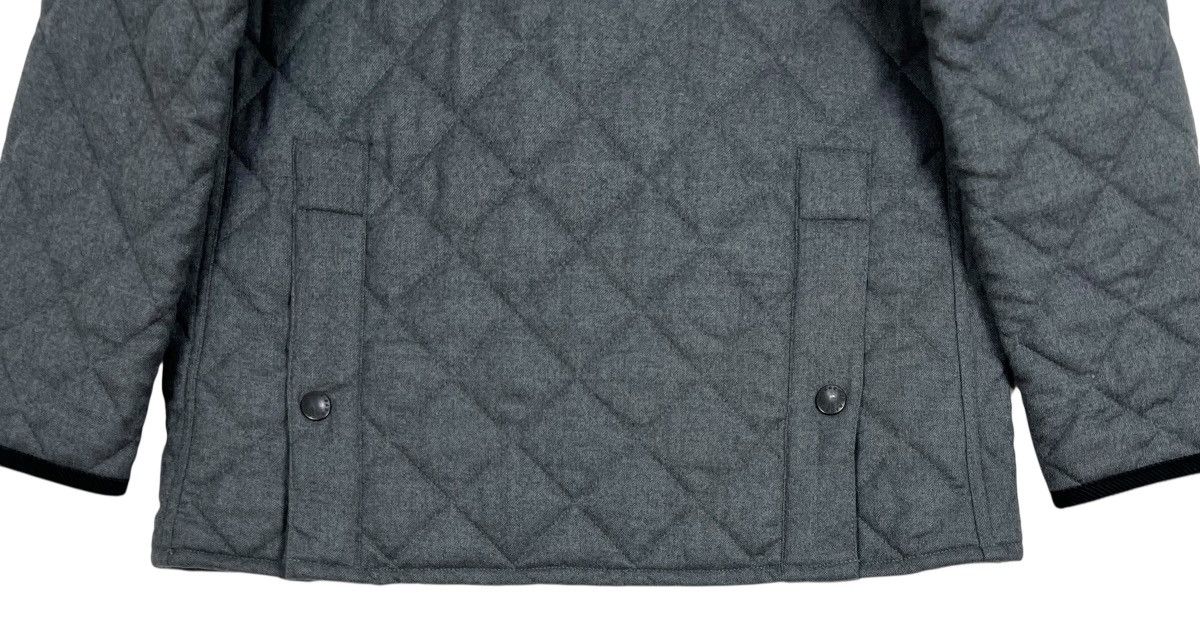Barbour Barbour Wool Quilted Jacket Grey Corduroy Collar Coat Size US M / EU 48-50 / 2 - 9 Thumbnail