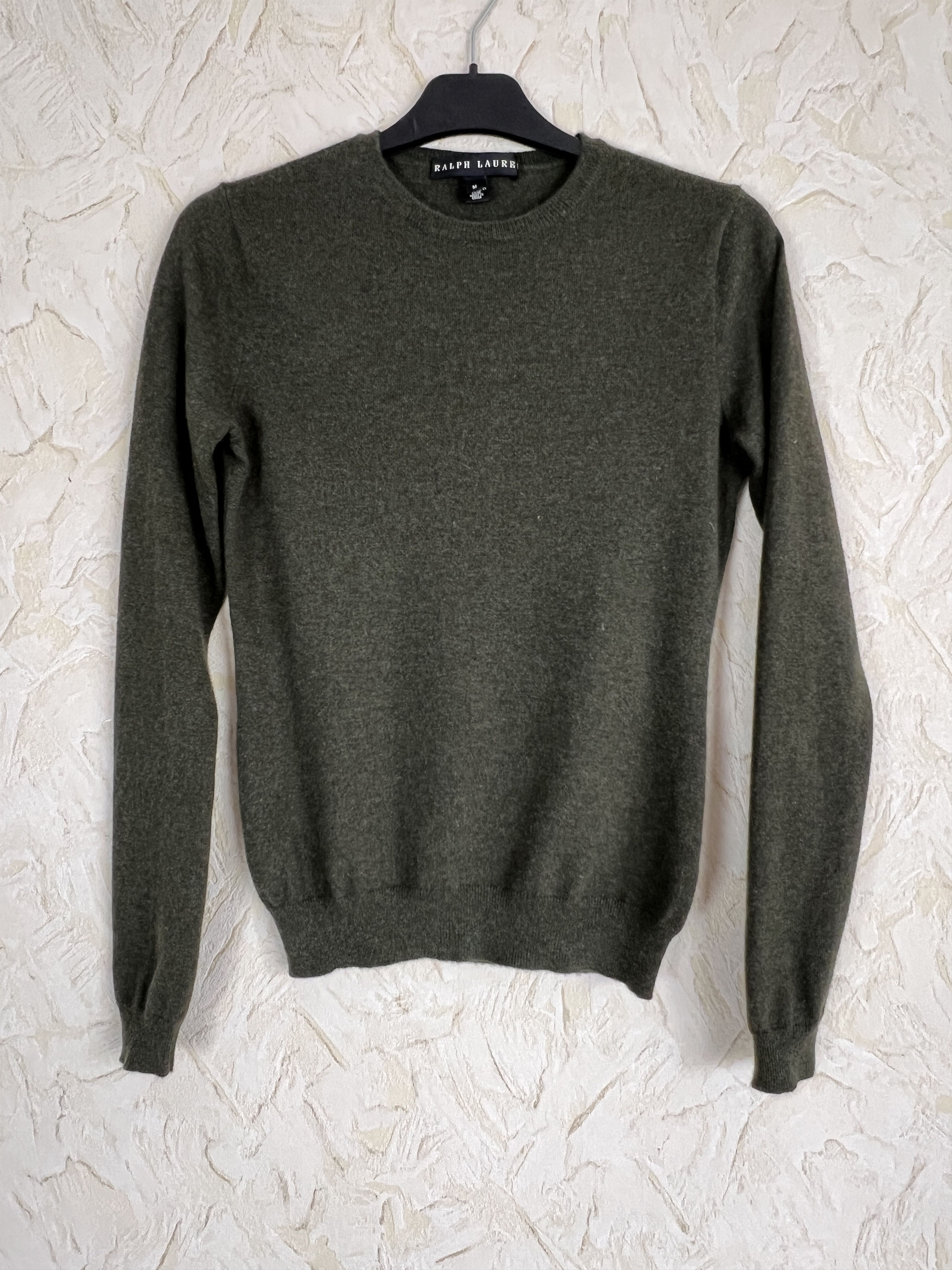 Ralph Lauren Black Label Ralph Lauren Black Label Sweater Mens Khaki 100% Cashmere Size US M / EU 48-50 / 2 - 1 Thumbnail