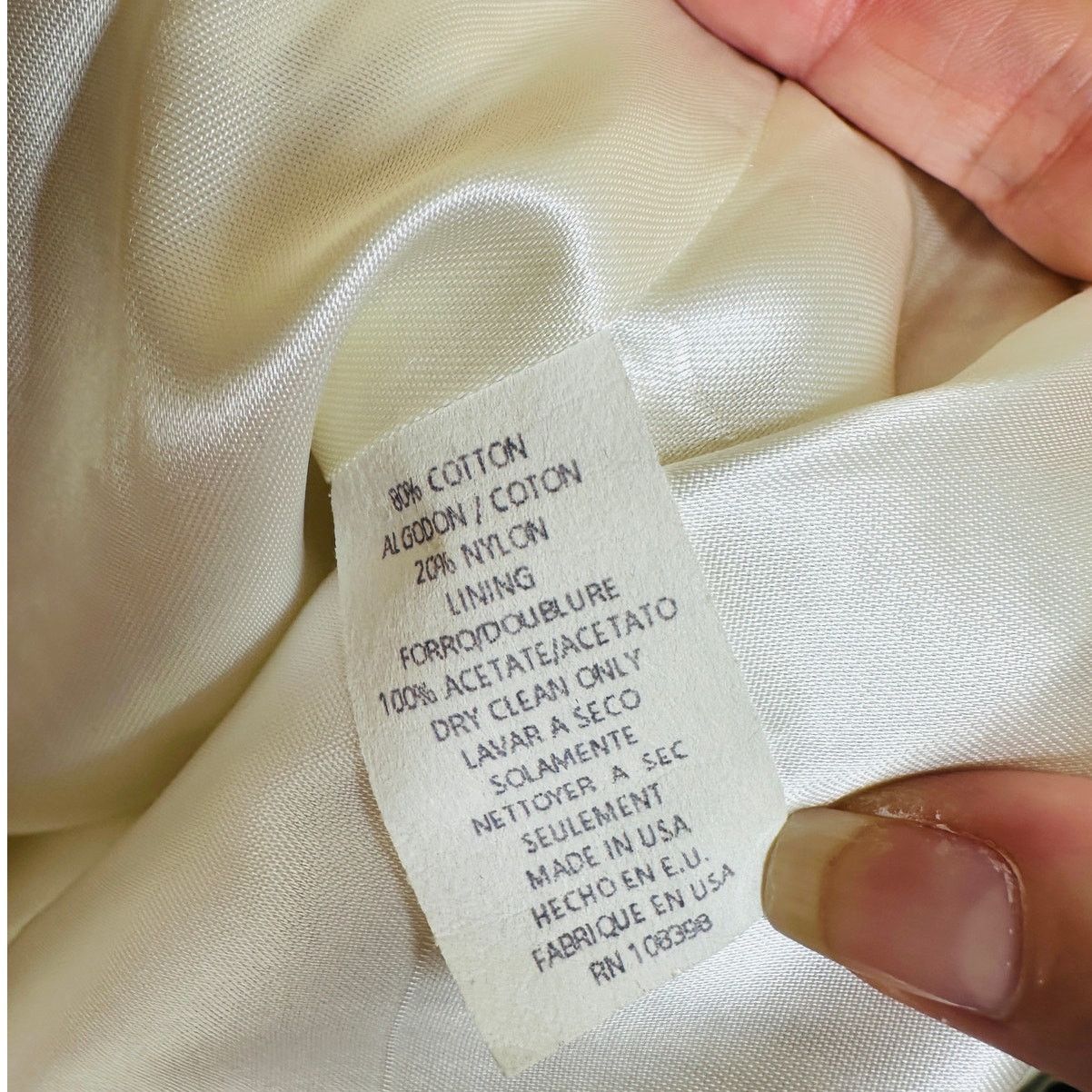Other Alvin Valley Tan & Cream Stripe 3-Button Blazer Jacket 34 Size S / US 4 / IT 40 - 7 Thumbnail