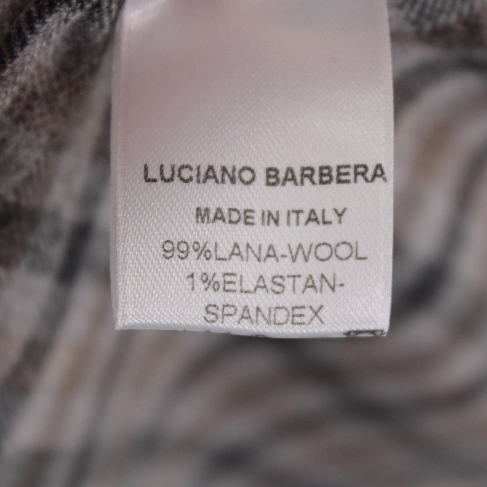 Luciano Barbera Overshirt Size M US In Gray Wool Blend
