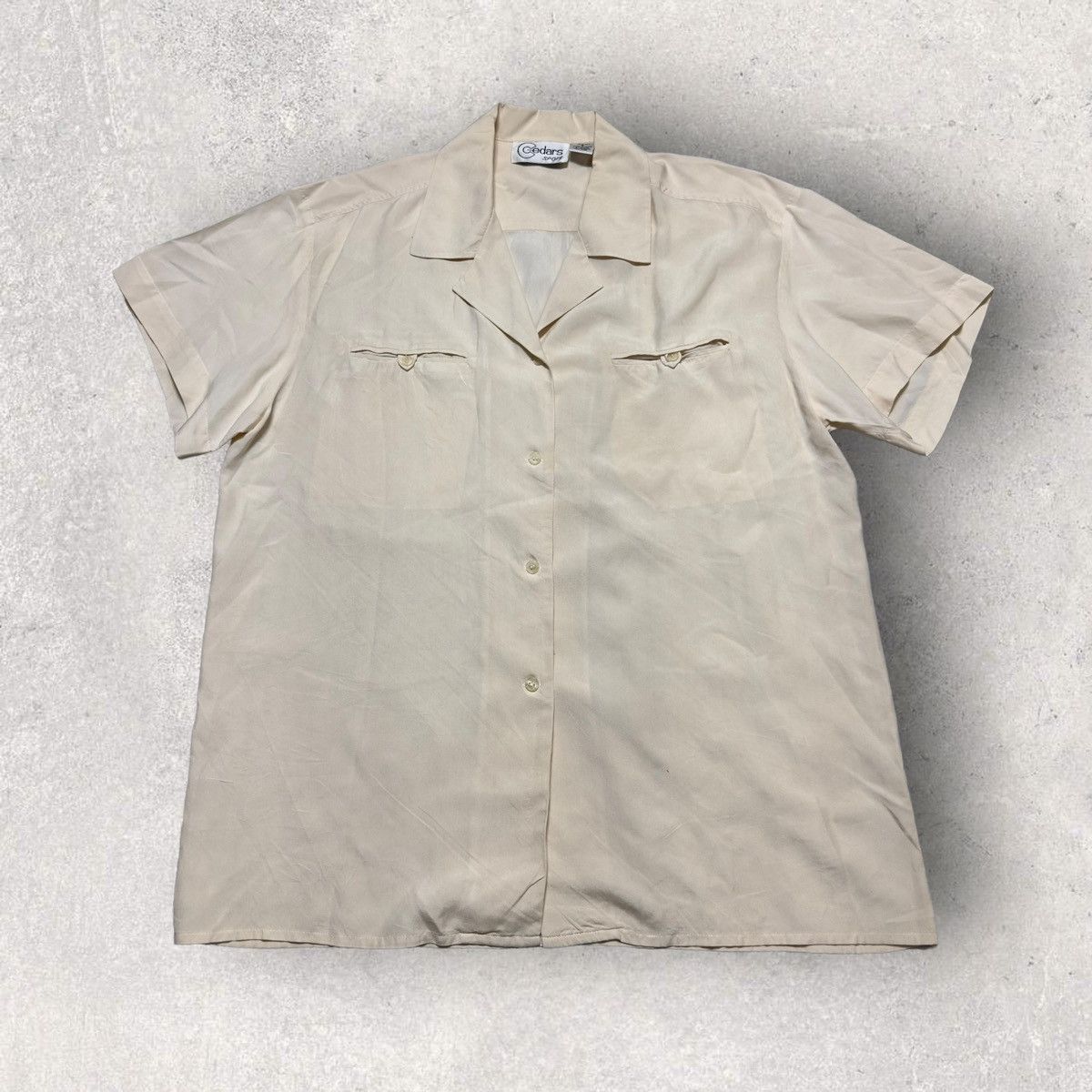 Vintage Vintage Cedars Sport silk shirt Size US S / EU 44-46 / 1 - 1 Thumbnail