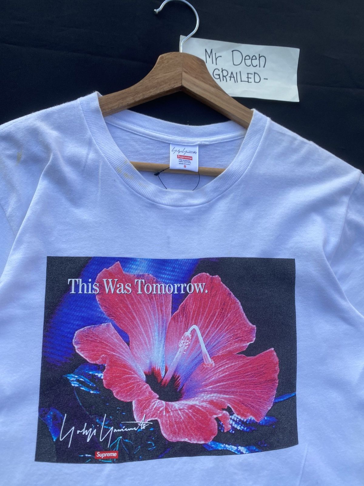 Supreme × Yohji Yamamoto Rare Supreme x Yohji Yamamoto Hibiscus Printed Tshirt Size US S / EU 44-46 / 1 - 9 Thumbnail