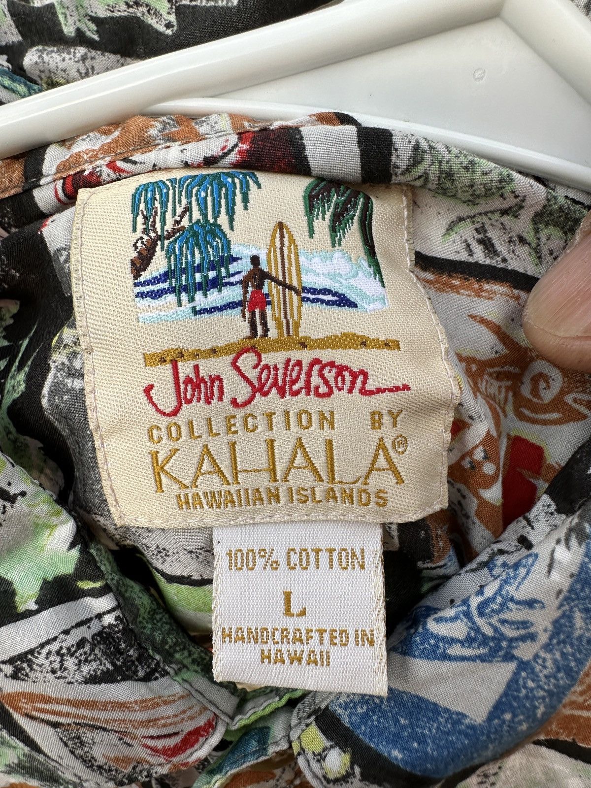 Other Kahala Hawaiian Print Full Button Multicolored Men's Large Size US L / EU 52-54 / 3 - 4 Thumbnail