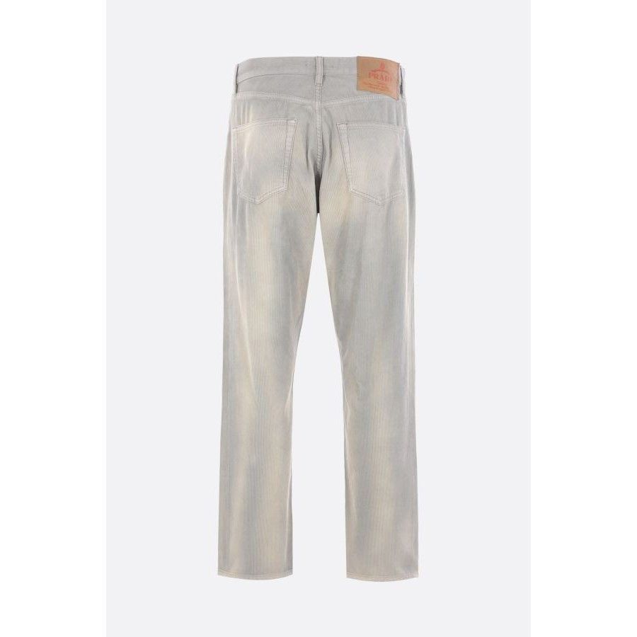 Prada PRADA Blue Corduroy Jeans New & Authentic (Men's size:33;) Size US 33 - 2 Thumbnail