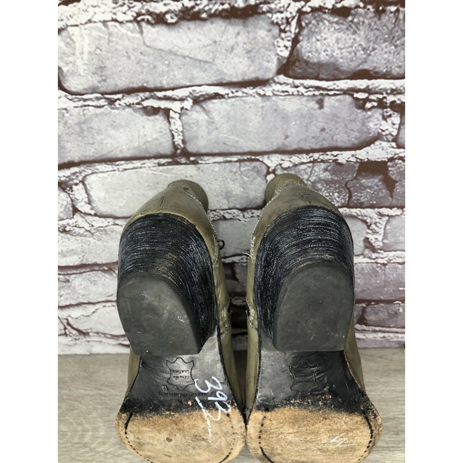 Other Baske California Green Western Zip Pointed Toe Heel Boots Wo Size US 7.5 / IT 37.5 - 7 Thumbnail
