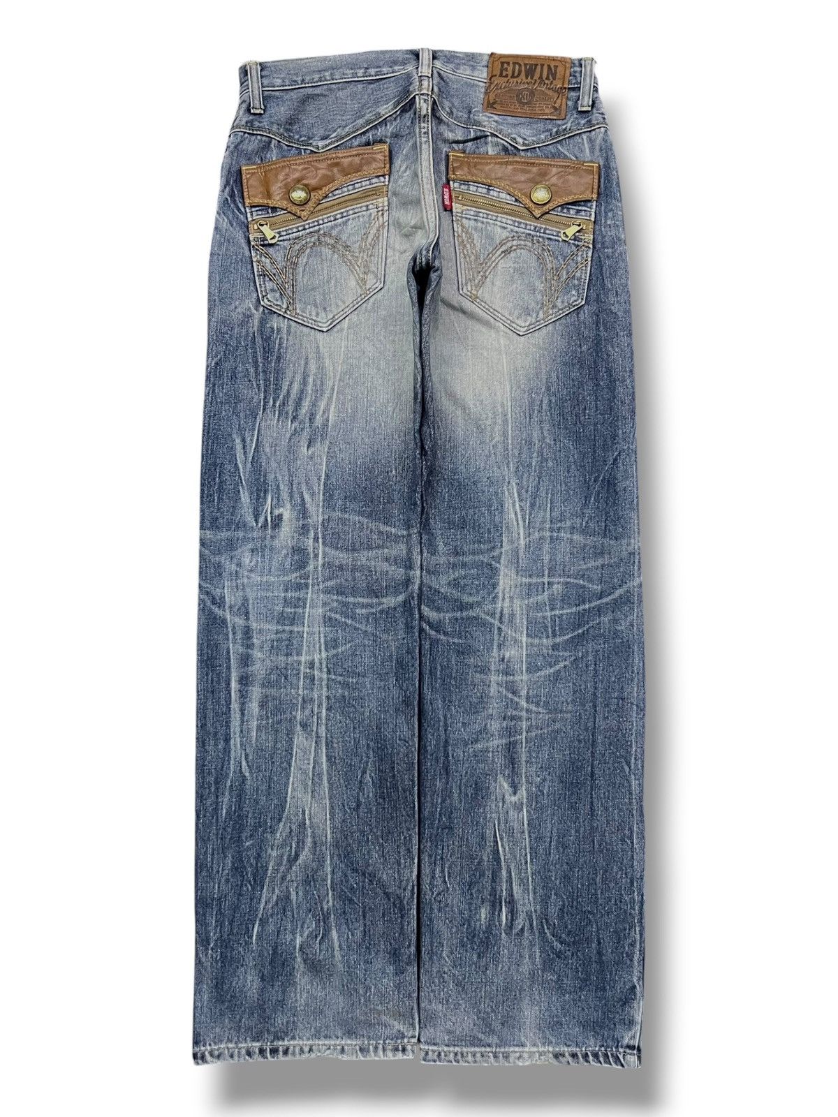 Edwin Baggy Vintage 05 Edwin 404 Exclusive Vintage Japan Size US 34 / EU 50 - 3 Thumbnail