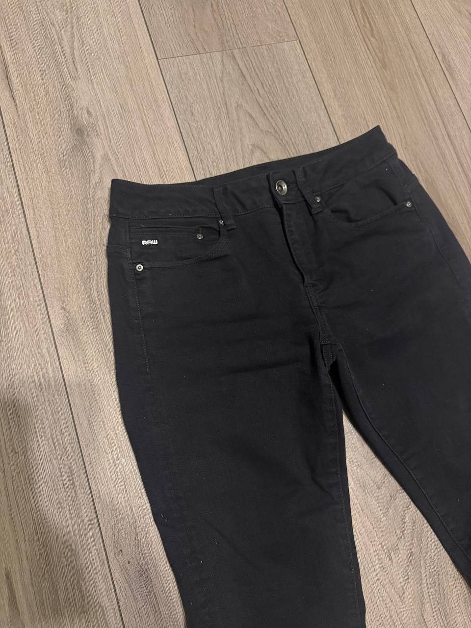 G-Star Women G-star raw jeans 27x32 black Midge zip mid skinny Size 27" / US 4 / IT 40 - 3 Thumbnail