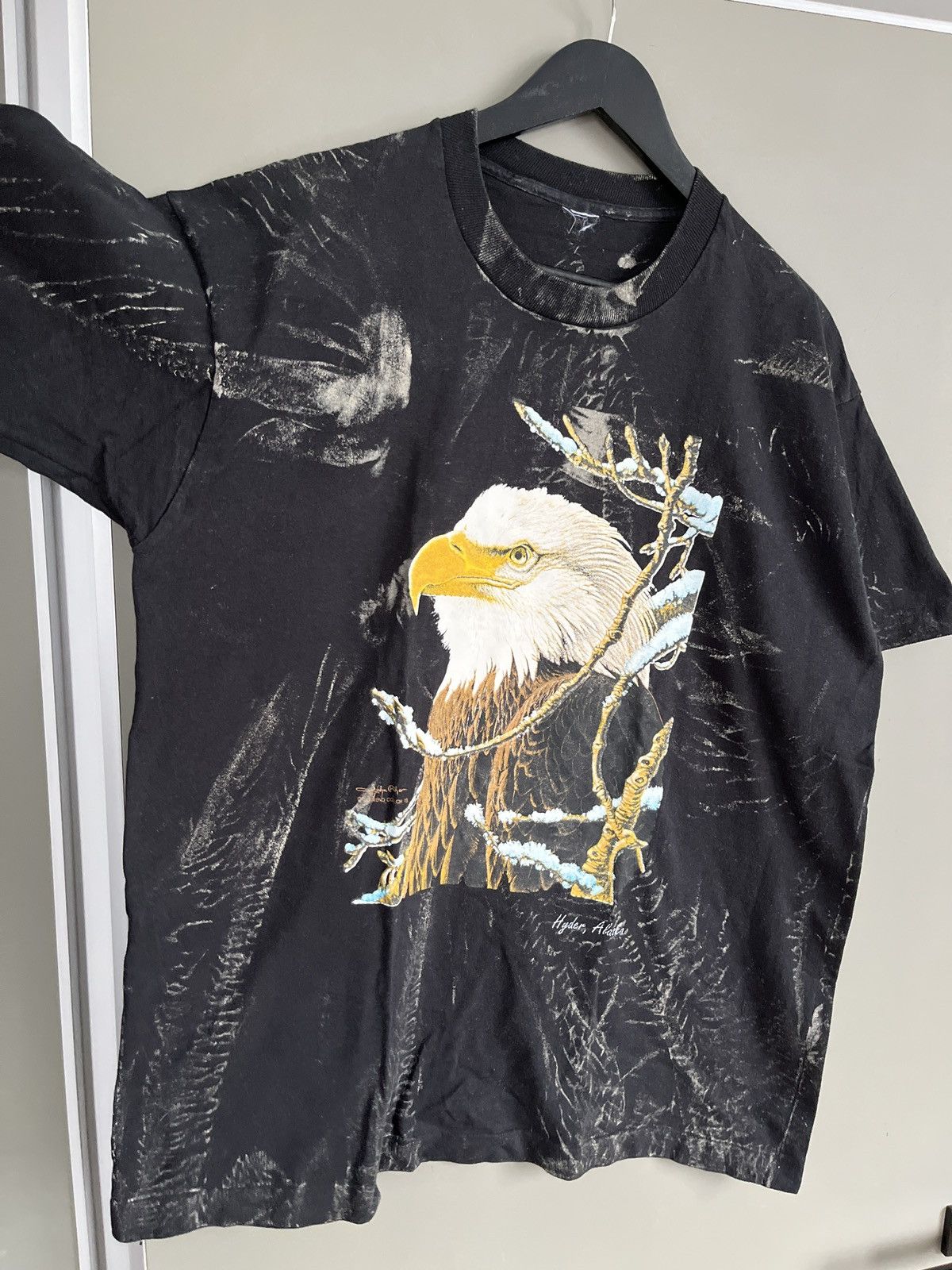 Other '93 John Pitcher Eagle Alaska Single Stitch Heavy T-shirt Size US XL / EU 56 / 4 - 4 Thumbnail