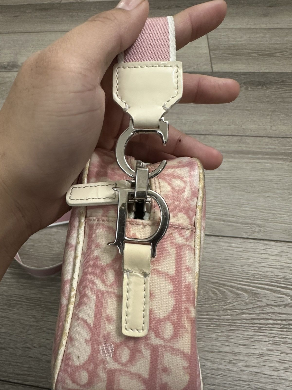 Christian Dior Monsieur × Dior × Vintage Christian Dior Monogram Pink Shoulder Bag Vintage Size ONE SIZE - 3 Thumbnail