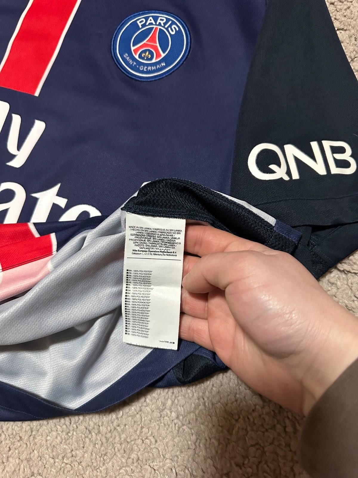 Nike PARIS SAINT GERMAIN 2015 FOOTBALL SHIRT SOCCER JERSEY NIKE Size US M / EU 48-50 / 2 - 6 Thumbnail