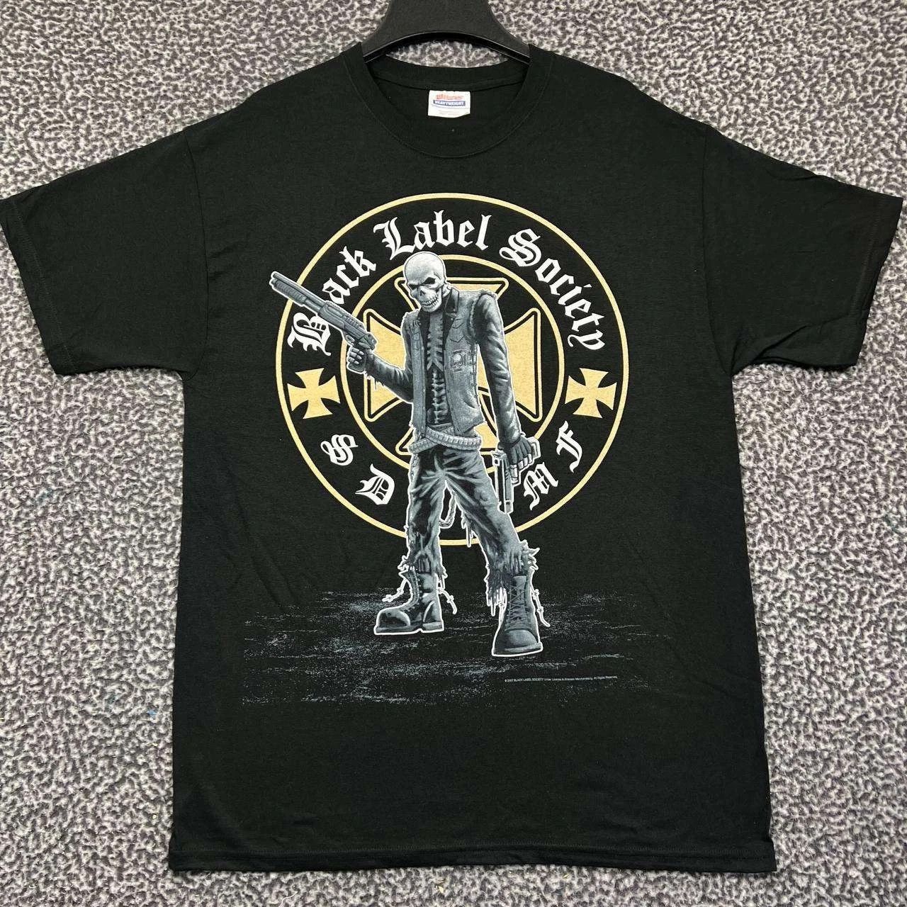 Hanes Vintage Black Label Society Shirt Men L Cotton Deadstock M Size US L / EU 52-54 / 3 - 1 Thumbnail