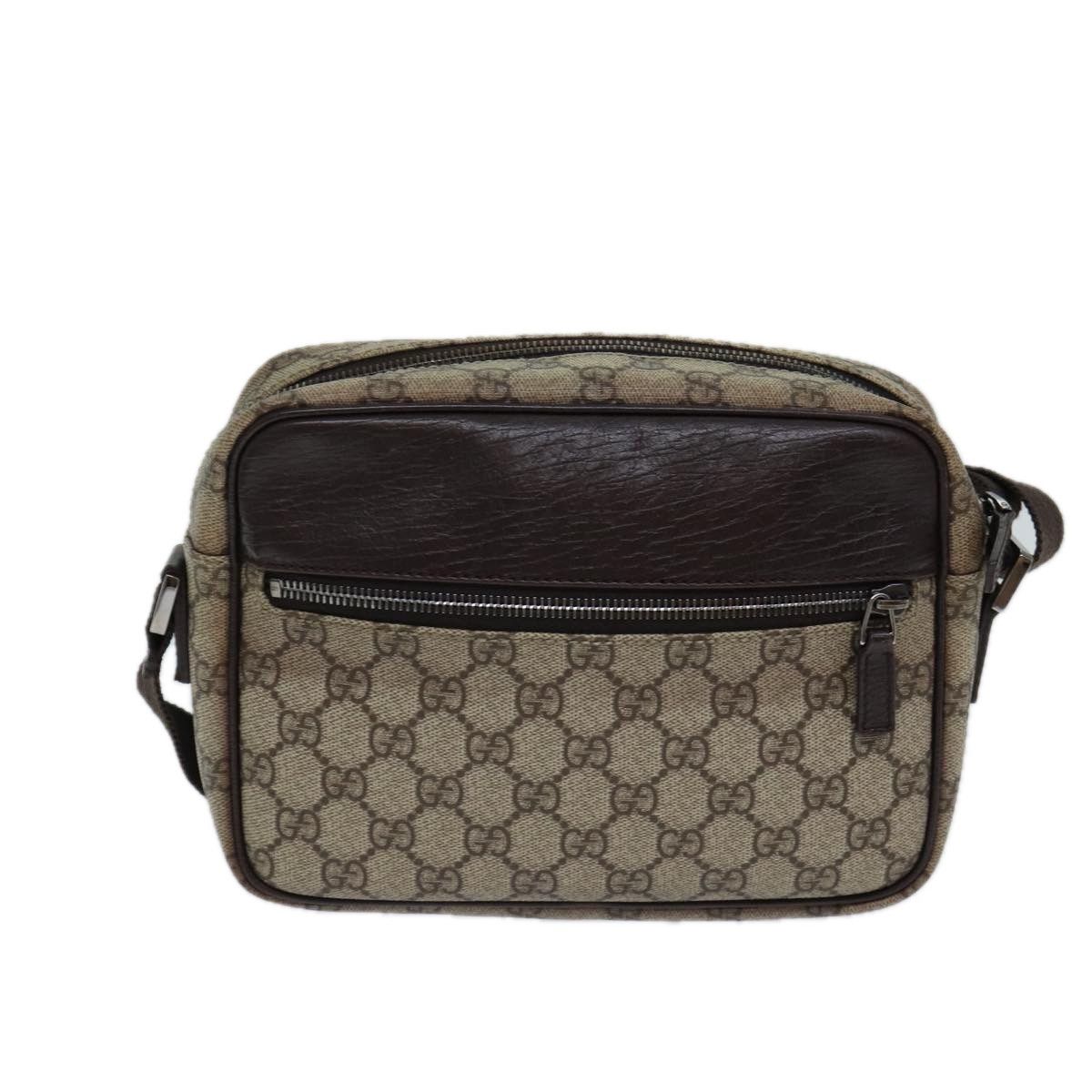 Gucci Supreme Gg Beige Canvas Shoulder Bag (Pre-Owned) Size ONE SIZE - 1 Thumbnail