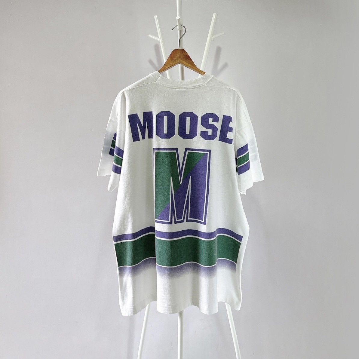 Vintage 90s Minnesota Moose hockey t-shirt/ XL Size US XL / EU 56 / 4 - 8 Thumbnail