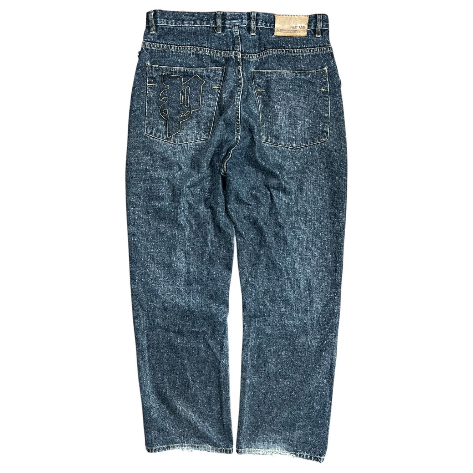 Phat Farm Y2K Phat Farm Faded & Distressed Patchwork Jeans - 34” Size US 34 / EU 50 - 5 Thumbnail