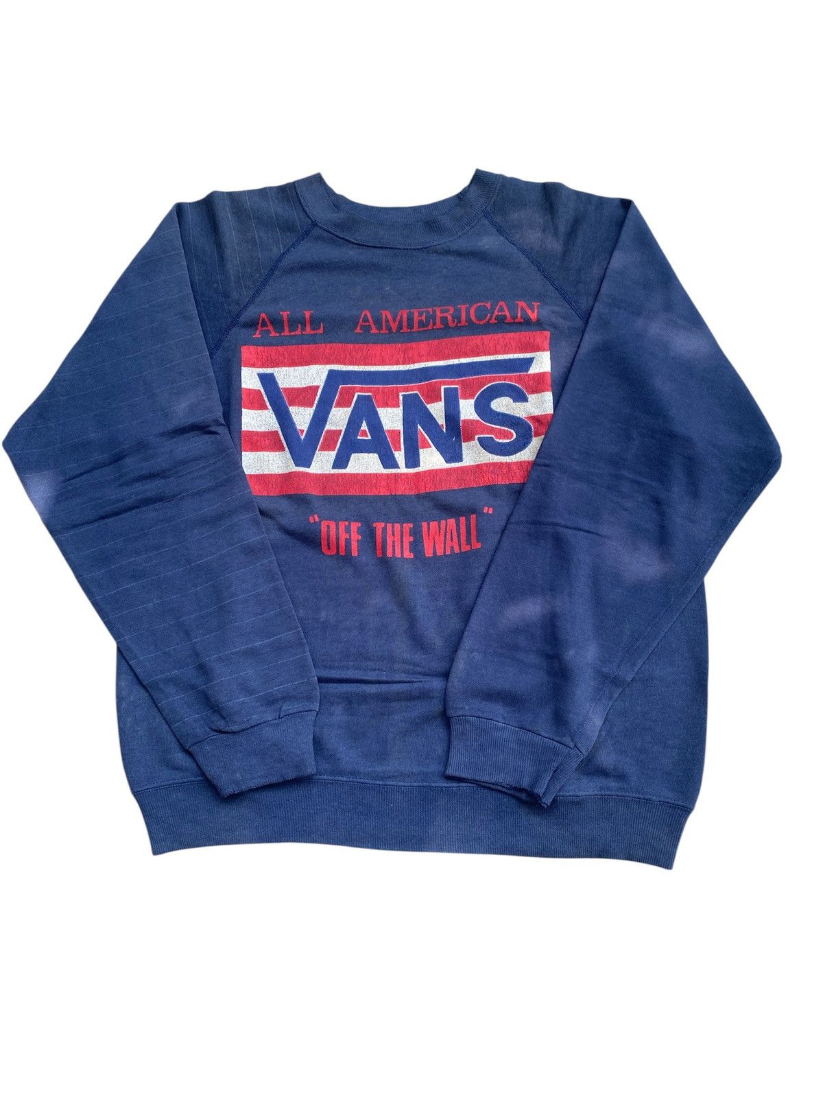 Rare! Vintage 80s Vans All America Big Logo Sweatshirt