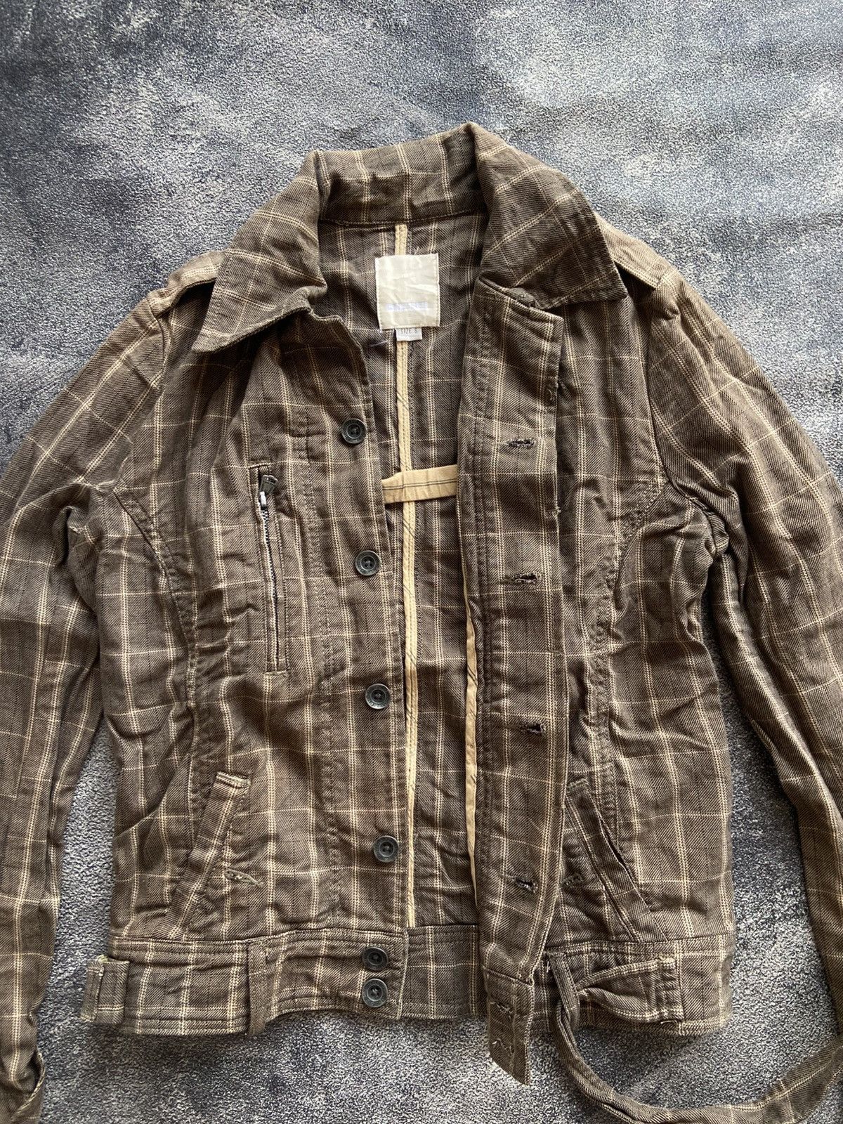 Diesel DIESEL ARCHIVE JACKET ZIPPER PUNK STYLE Size US S / EU 44-46 / 1 - 10 Thumbnail