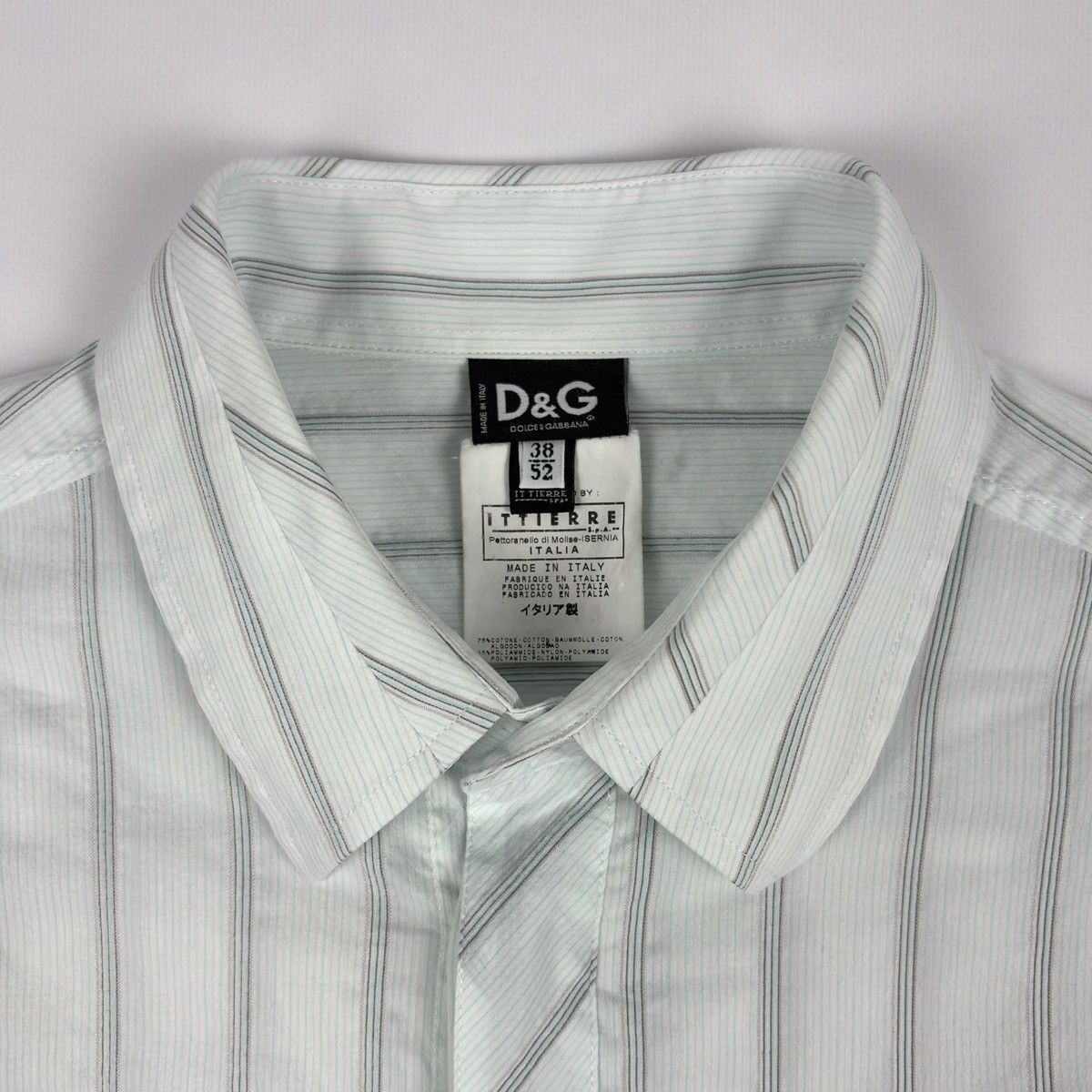 Dolce & Gabbana Dolce & Gabbana Striped Shirt Button up Size US L / EU 52-54 / 3 - 8 Thumbnail