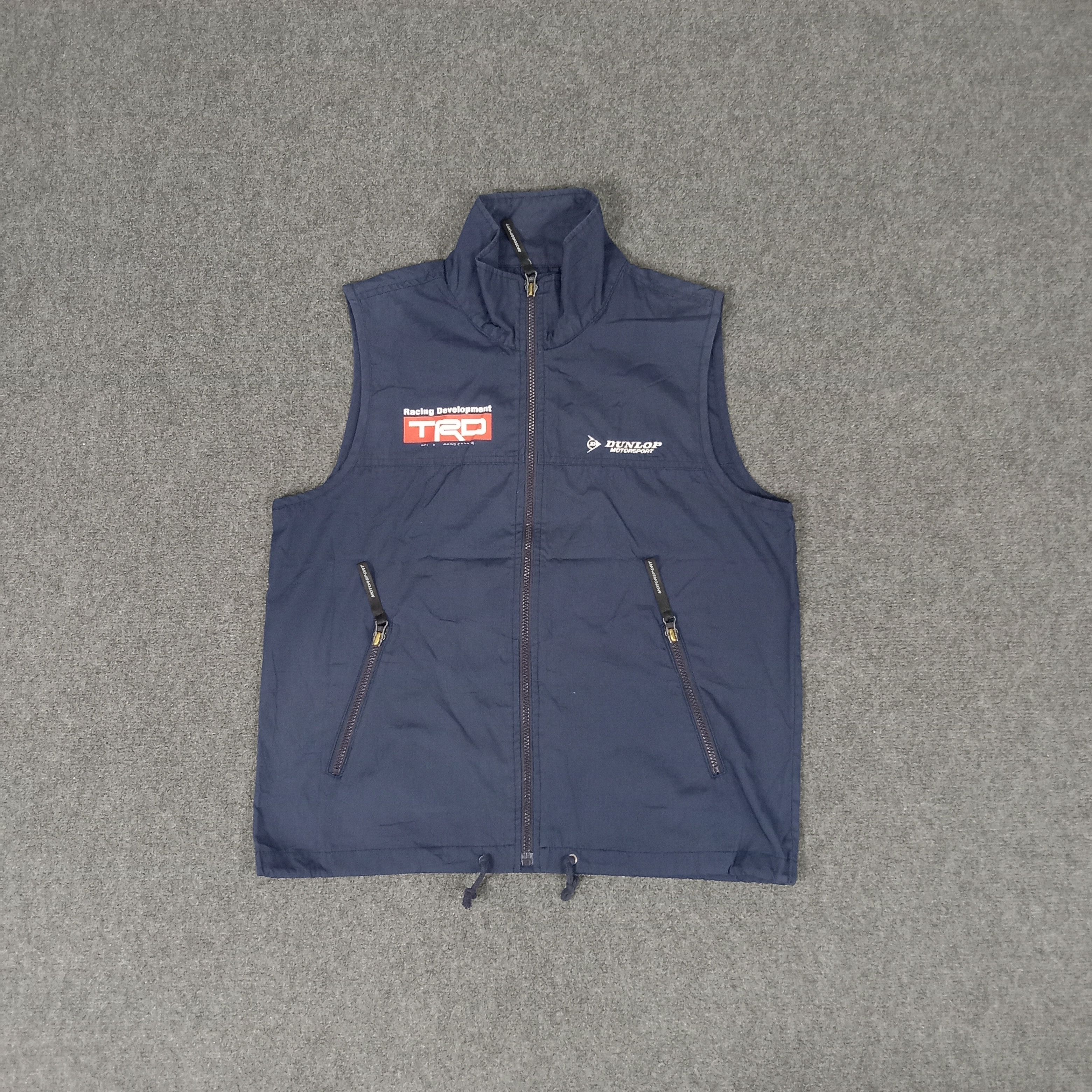 Dunlop × Vintage TRD Racing Development Toyota Team Custom Art Vest Size US S / EU 44-46 / 1 - 4 Thumbnail