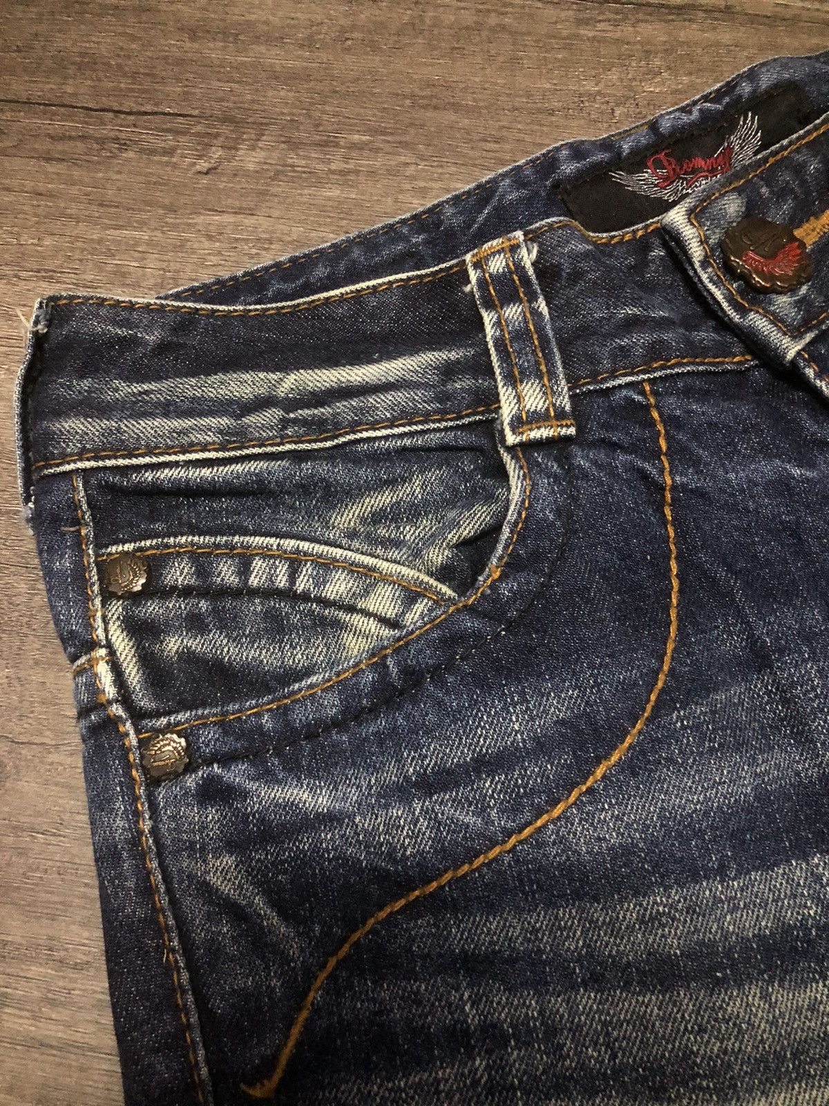 Japanese Brand Romany Denim Jeans like Hysteric Glamour design Size 28" / US 6 / IT 42 - 9 Thumbnail