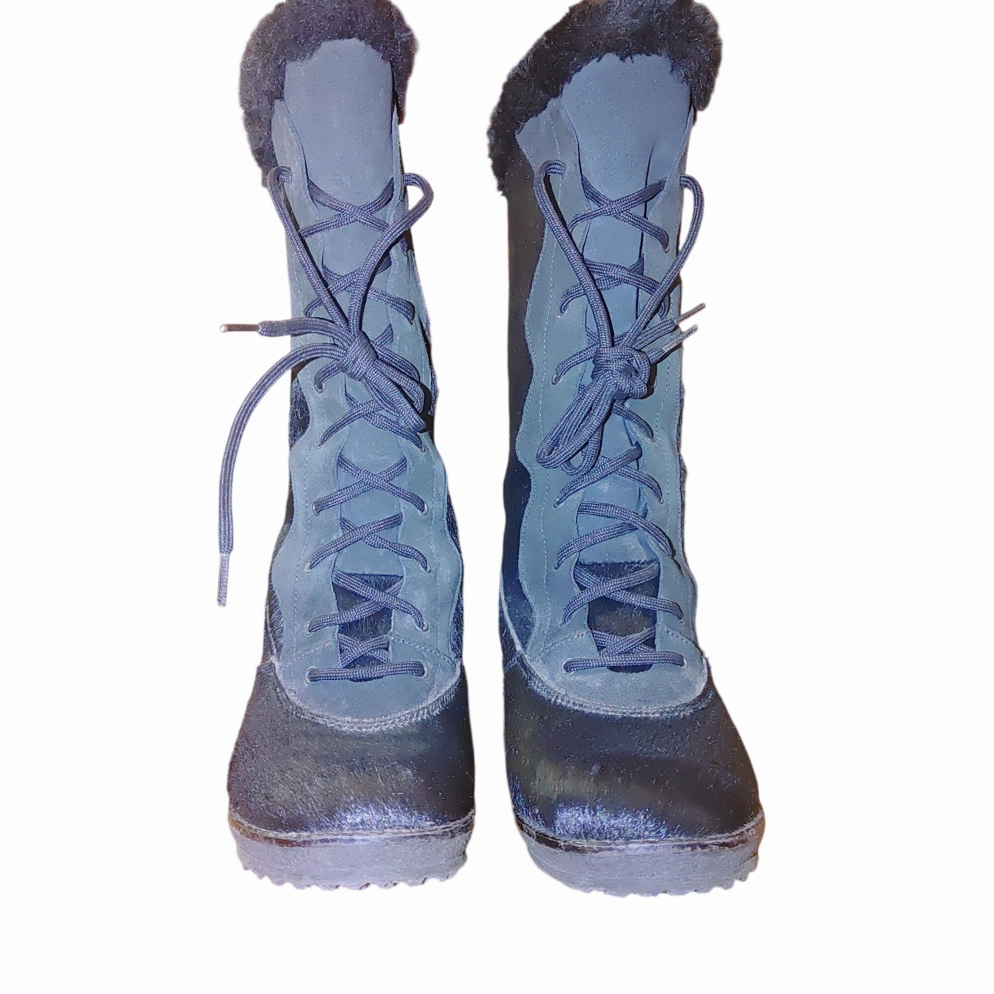 Other Oscar Sport Boots Black Ponyhair Fur Lace Up Après Ski Size Size ONE SIZE - 9 Thumbnail