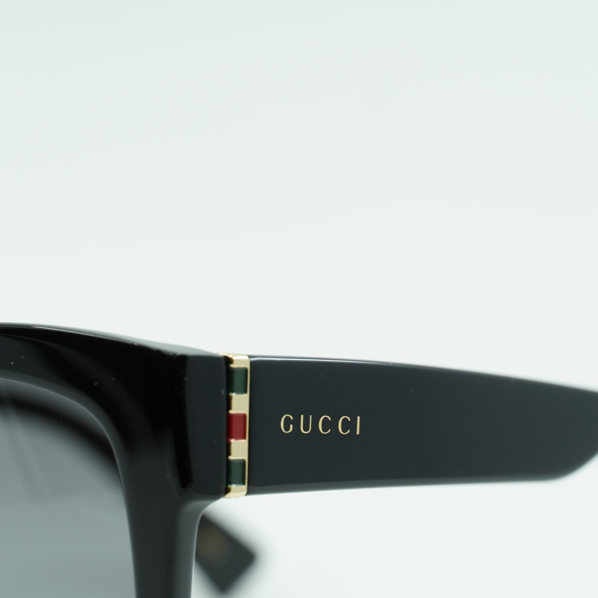 Gucci Gucci GG0459S 001 Sunglasses Black Butterfly Frame Size ONE SIZE - 3 Thumbnail
