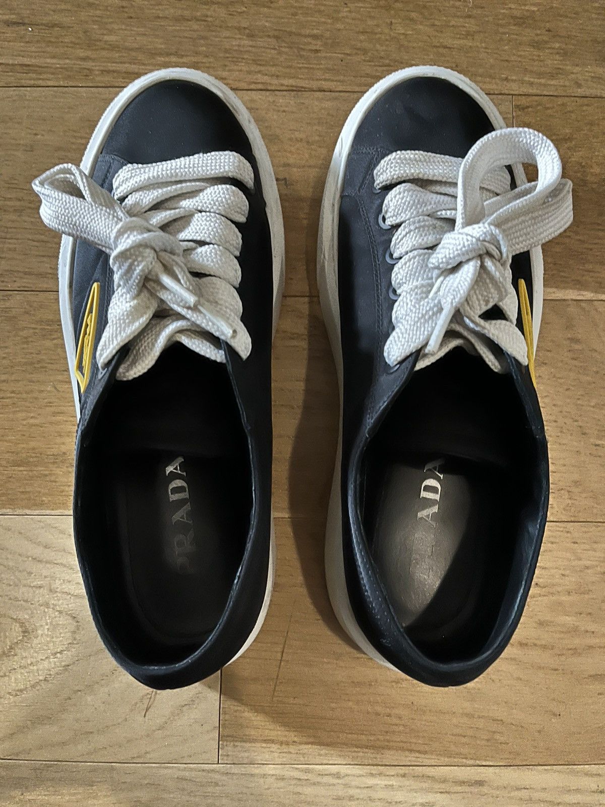 Prada Mens Prada Nylon Gabardine Sneakers UK 8.5 (US 9.5) Size US 9.5 / EU 42-43 - 8 Thumbnail