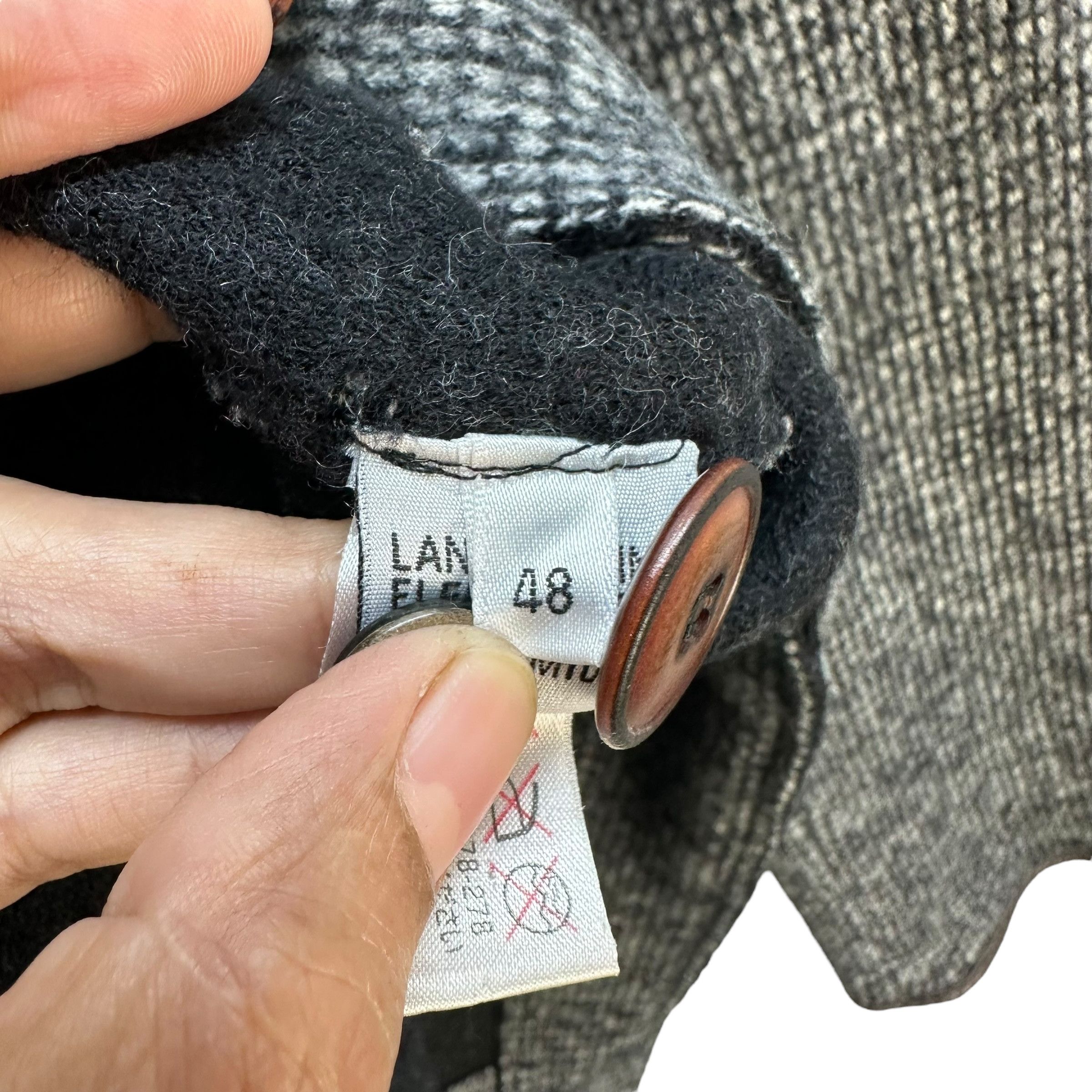 Other Vintage WHAOS COUTURE Hooded Coat Jacket #A74-1799 Size XL / US 12-14 / IT 48-50 - 8 Thumbnail