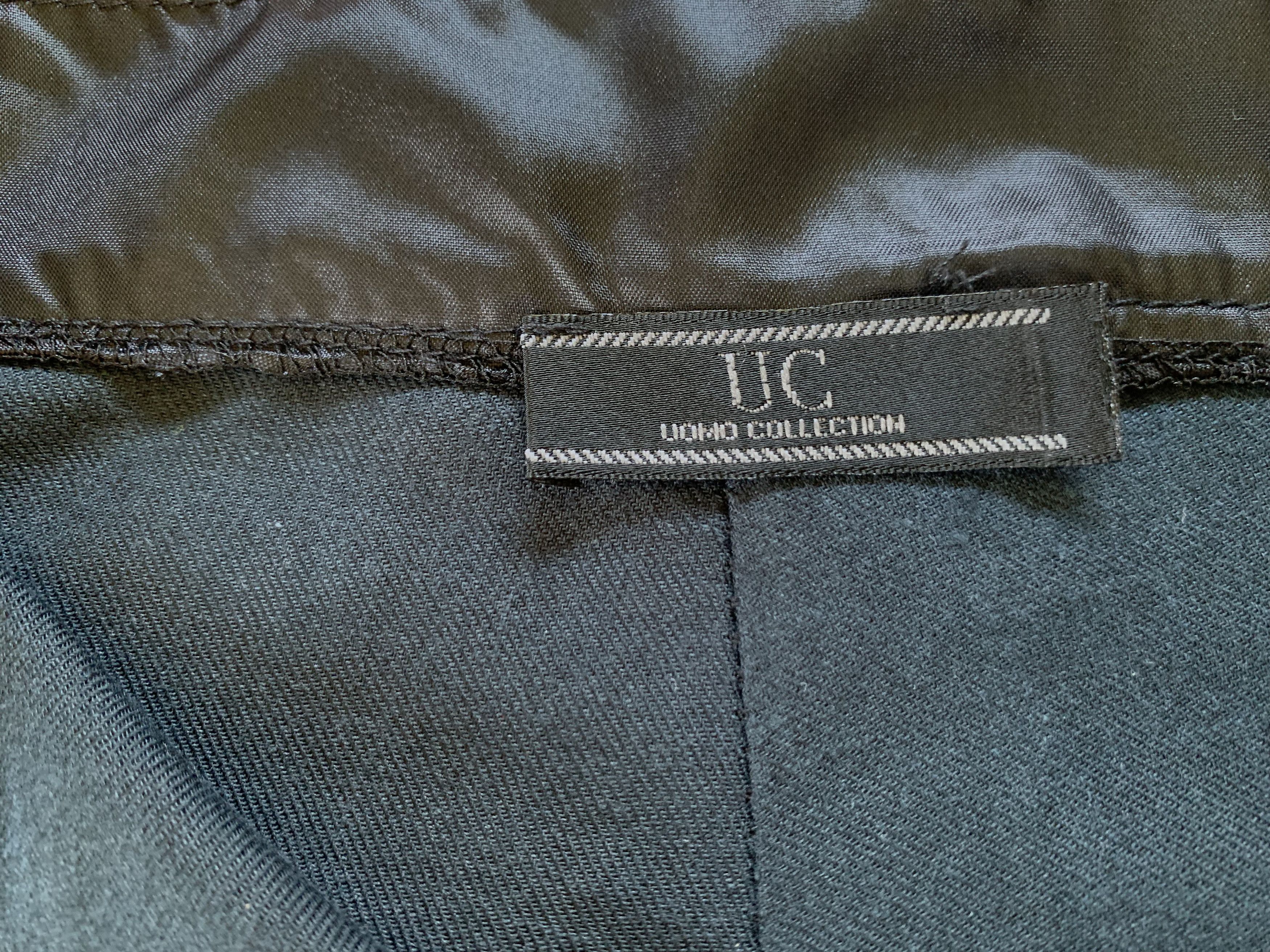Other Italian Uomo Collection Men's Nylon Black Cargo Pants Size US 30 / EU 46 - 6 Thumbnail