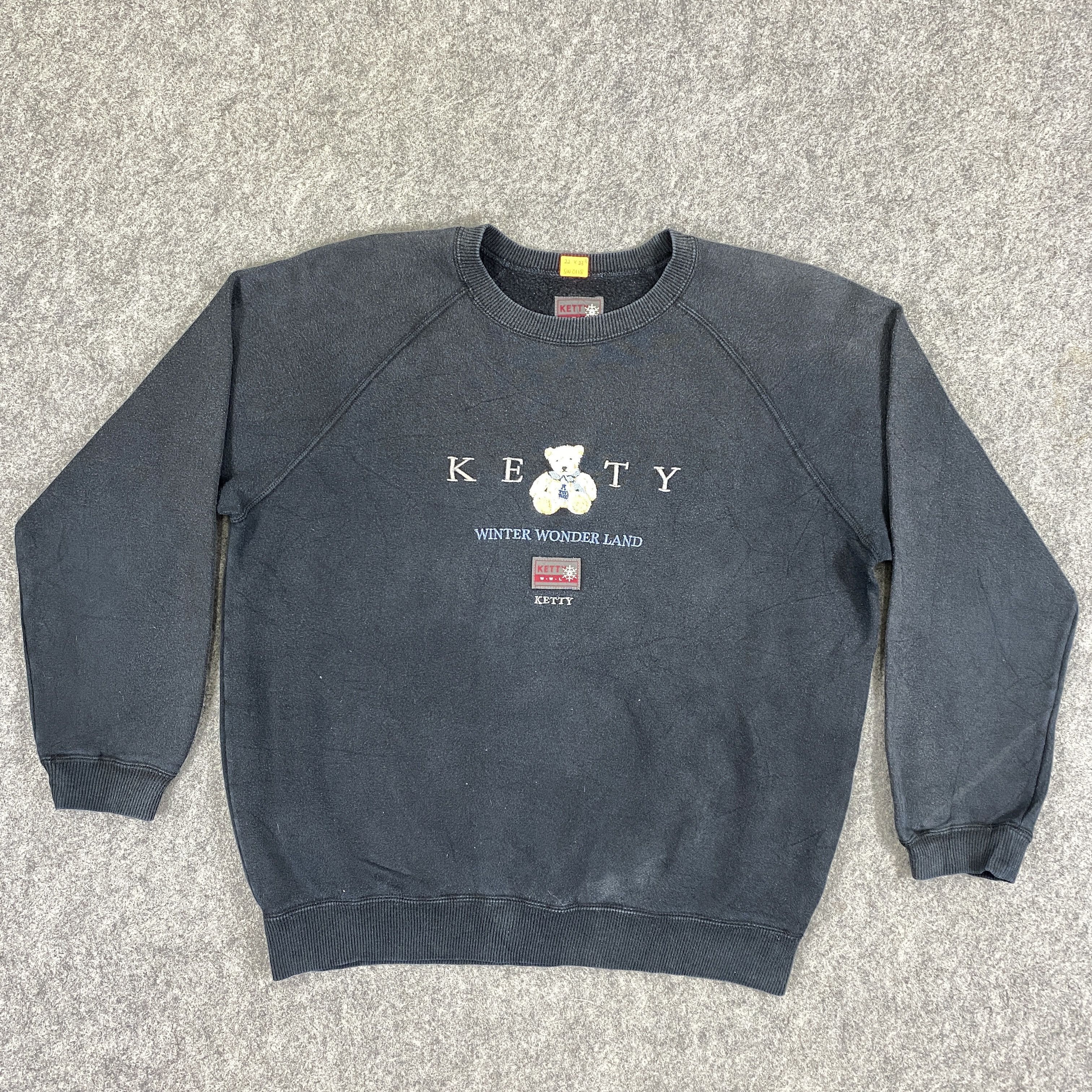 Japanese Brand Vintage Ketty Winter Wonderland Sweatshirt Faded - SW0118 Size US M / EU 48-50 / 2 - 1 Thumbnail