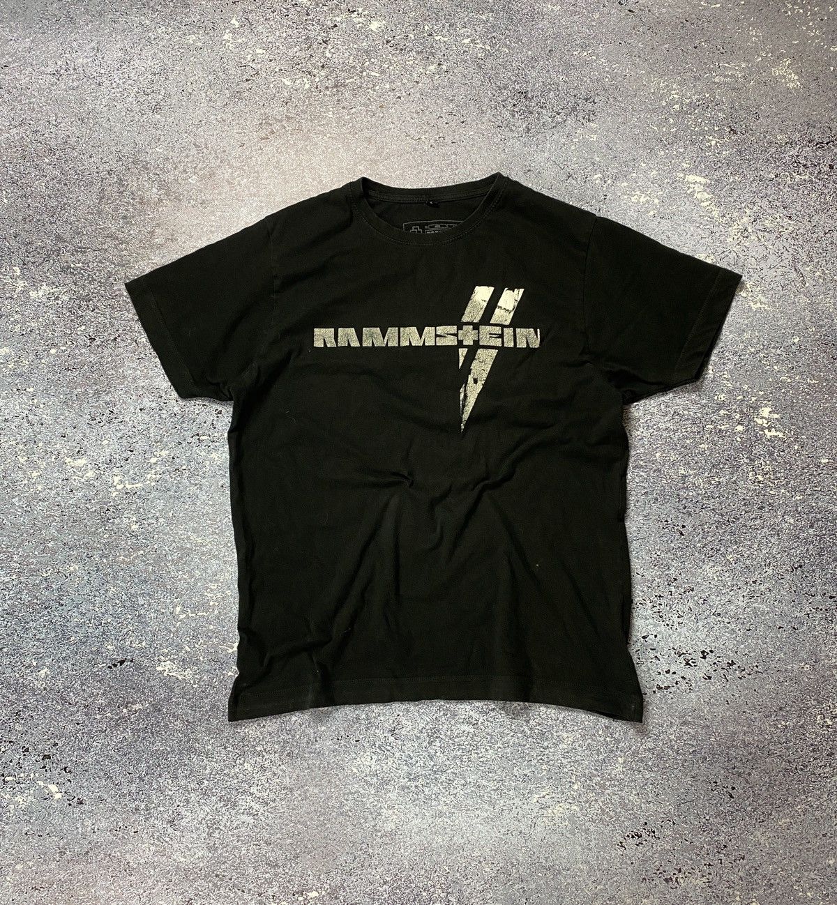 Rammstein T-shirt met grote zwart, officieel bandmerchandise fanshirt