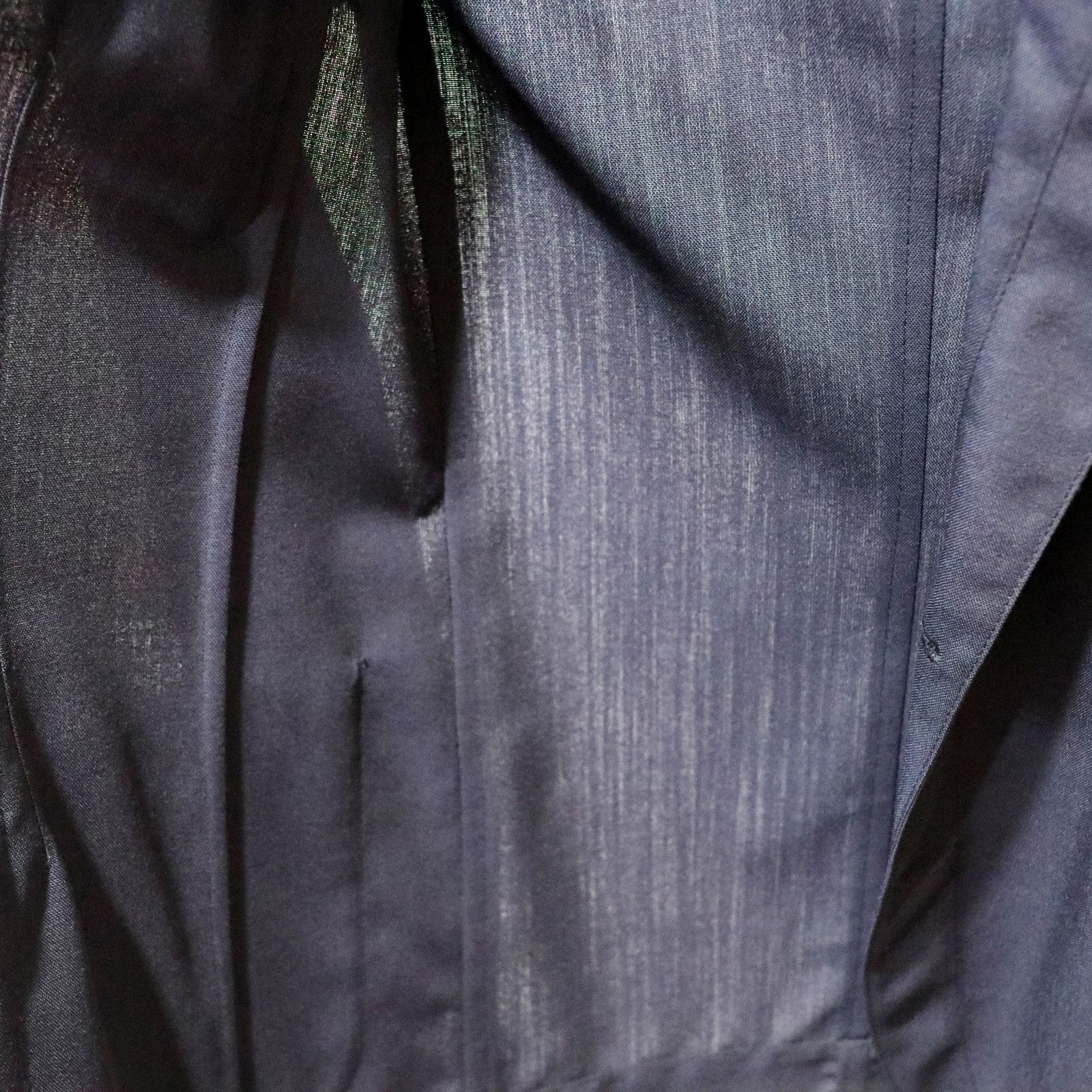 Maison Margiela 🔴 Maison Margiela Deconstructed Blazer - Ink Blue Size 38R - 12 Thumbnail