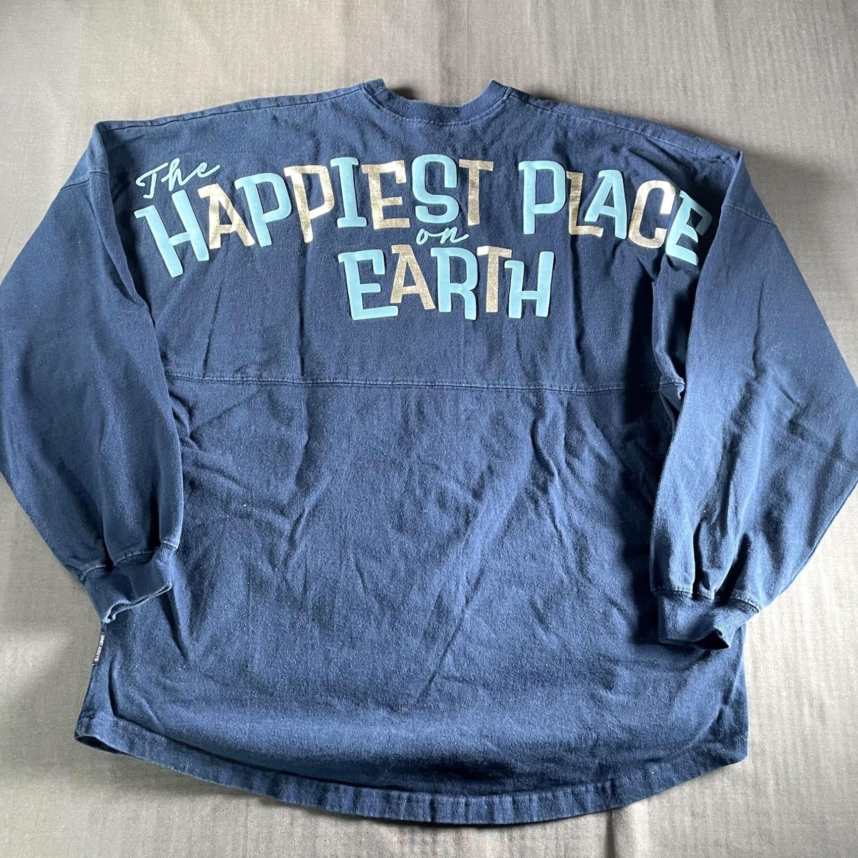 Disney VINTAGE Disneyland Spirit Jersey Sweatshirt Womens Large Navy 65 Years Of Magic Disney Shirt Womens Large Navy 65 Years Of Magic Size L / US 10 / IT 46 - 6 Thumbnail