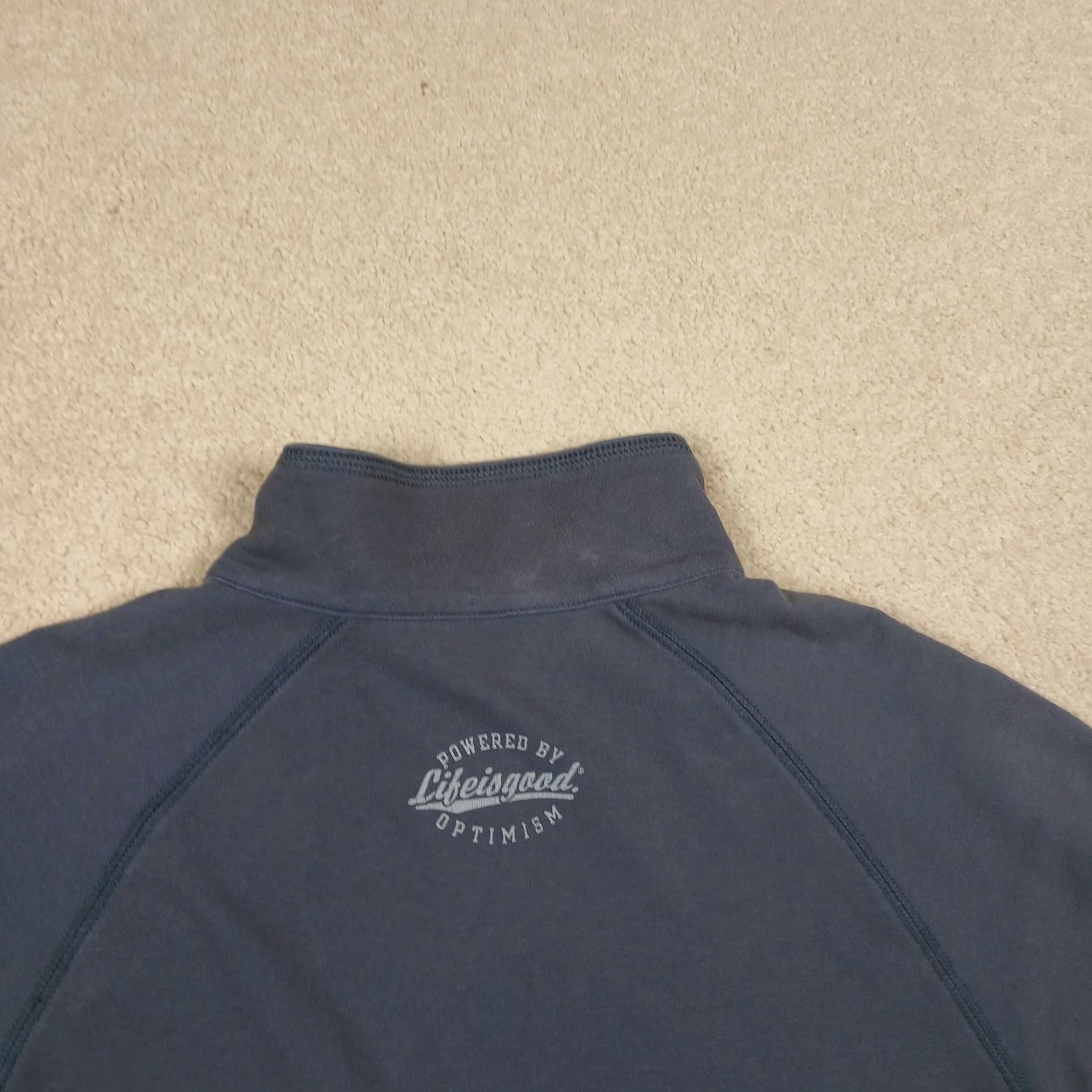 Life is Good Life Is Good 1/4 Zip Pullover Mens Medium Blue Bikes Bicycles Casual Shirt Sports Outdoor Size US M / EU 48-50 / 2 - 6 Thumbnail