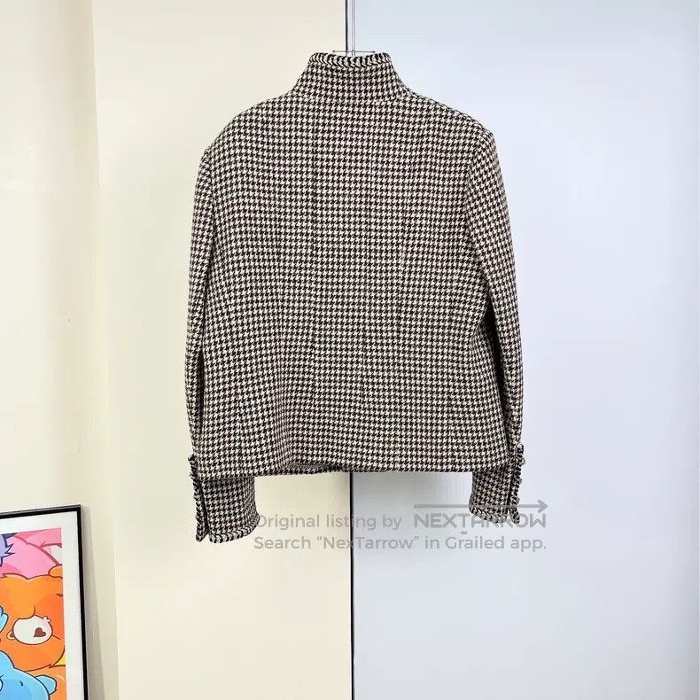 Chanel Chanel Restaurant series thousand-bird plaid buckle jacket Size XXS / US 00 / IT 34 - 4 Thumbnail