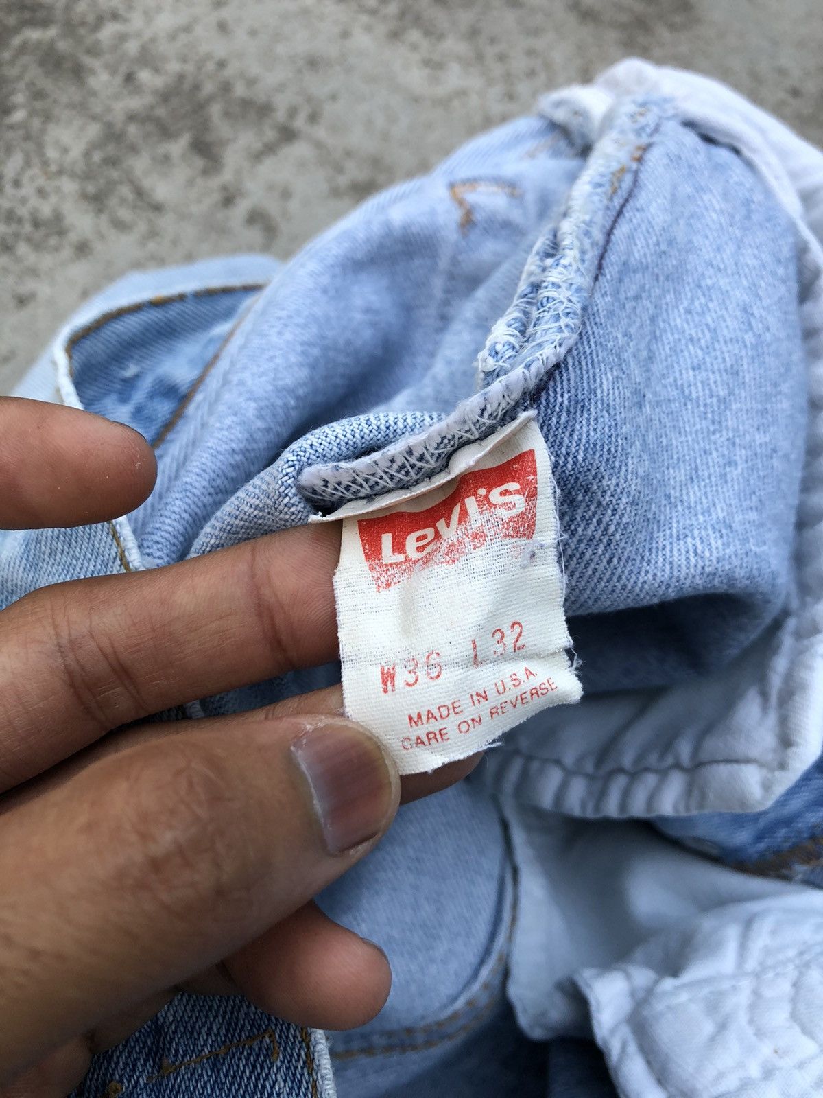 Levi's × Vintage VTGE LEVIS 501 CROPPED DENIM Size US 34 / EU 50 - 2 Thumbnail